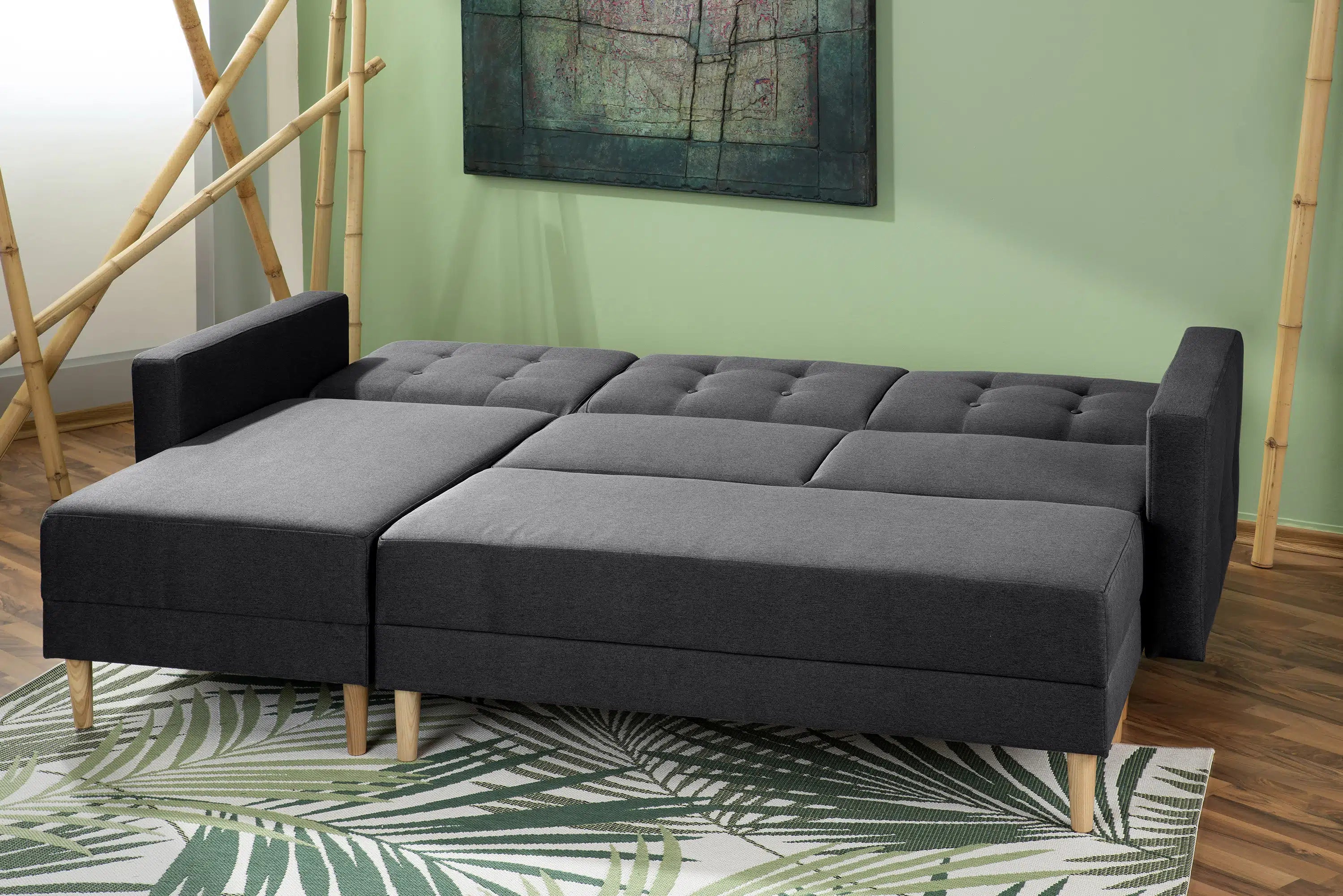 Funktionssofa mit Hocker - Easy Relax