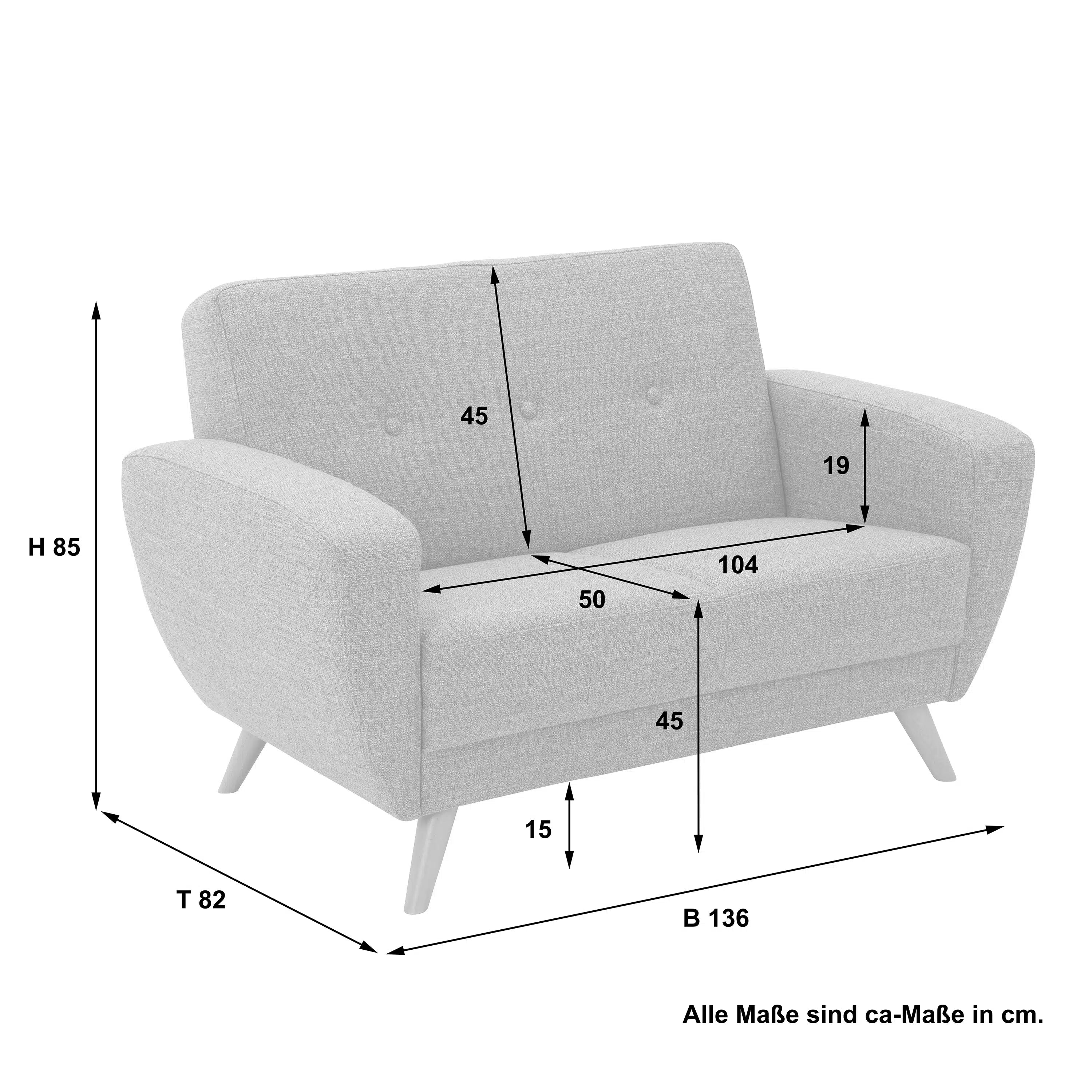 Jerry - Sessel - Sofa - 3-Sitzer mit Bettfunktion