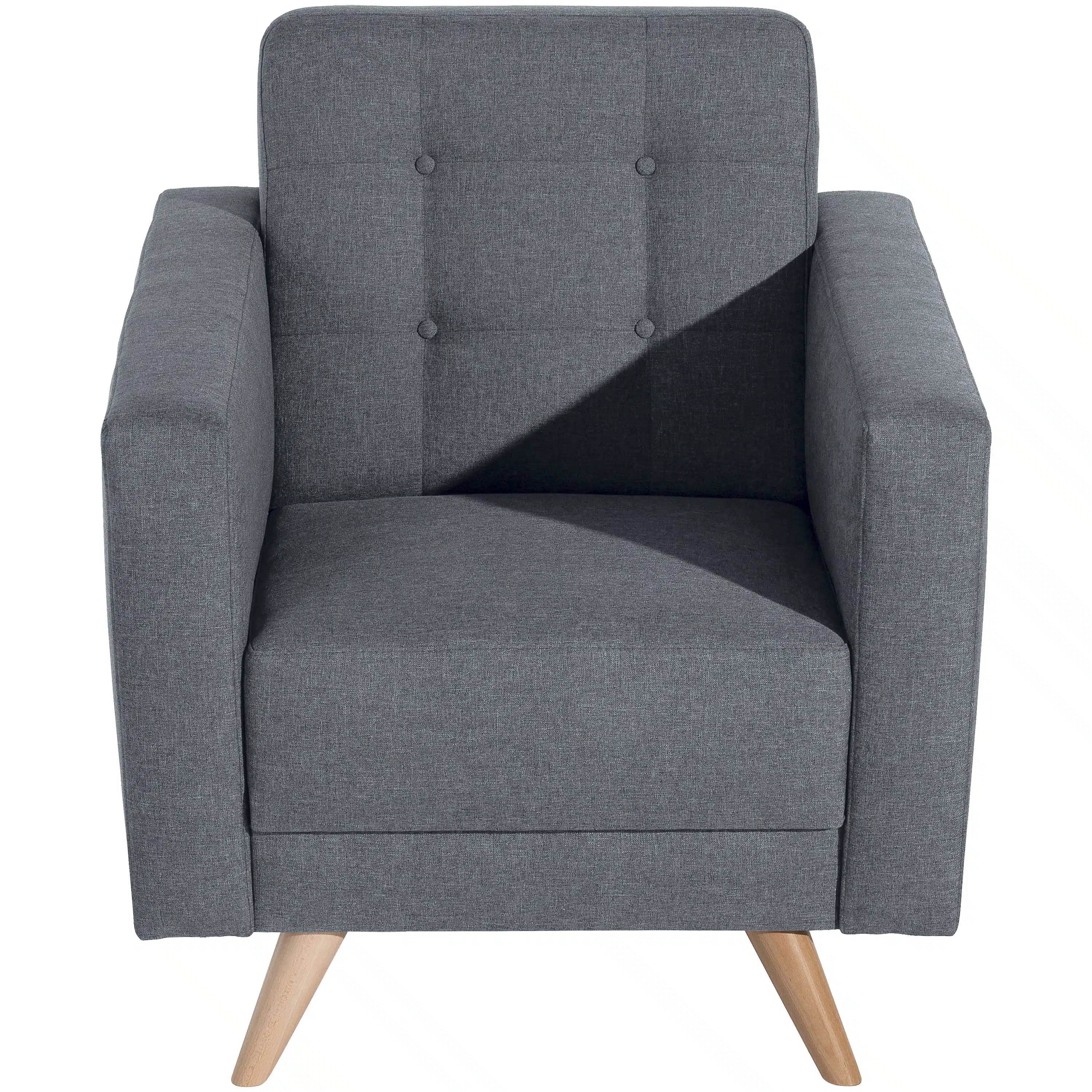 Sessel - Sofa - 3-Sitzer mit Bettfunktion - Julian