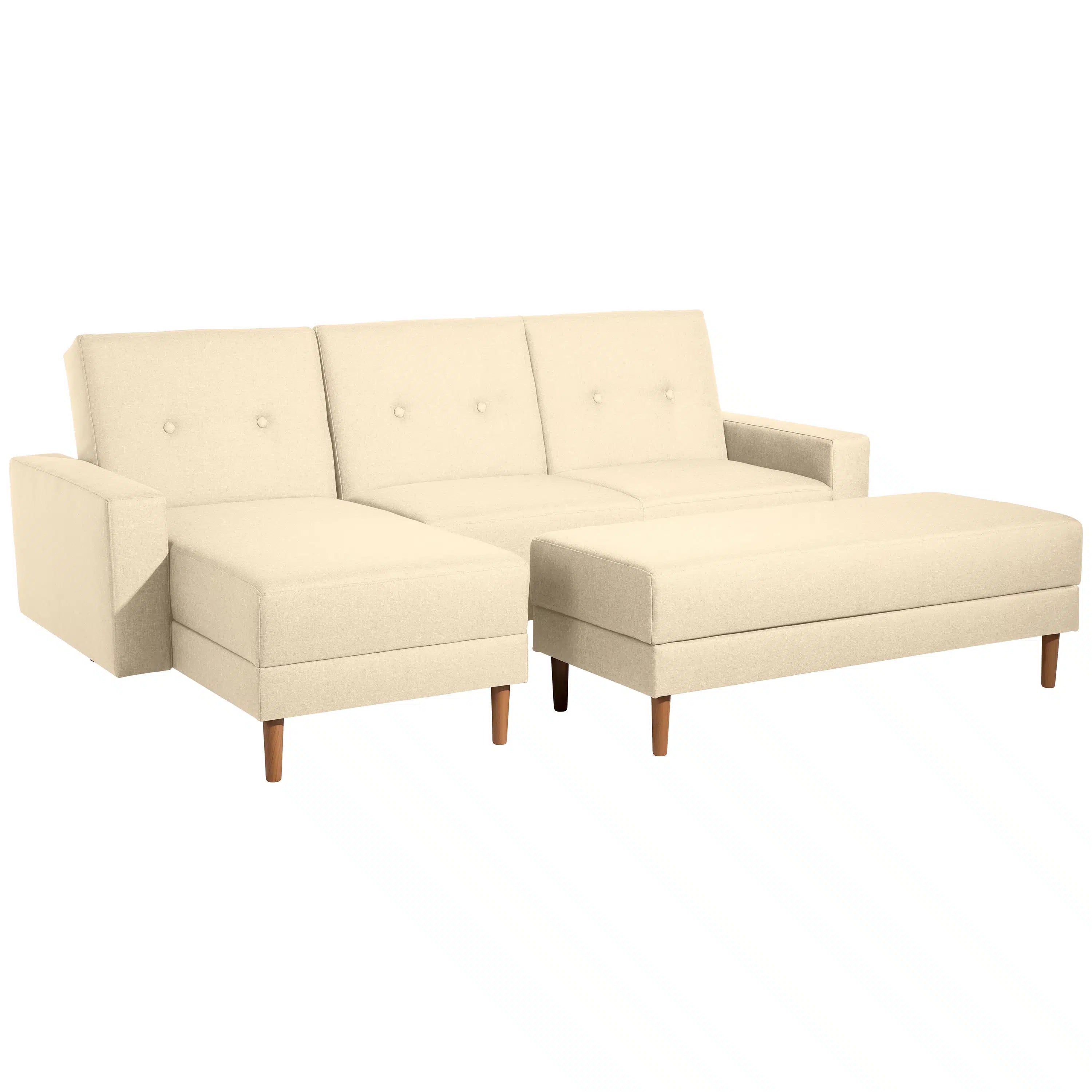 Just Cool - Funktionssofa mit Hocker