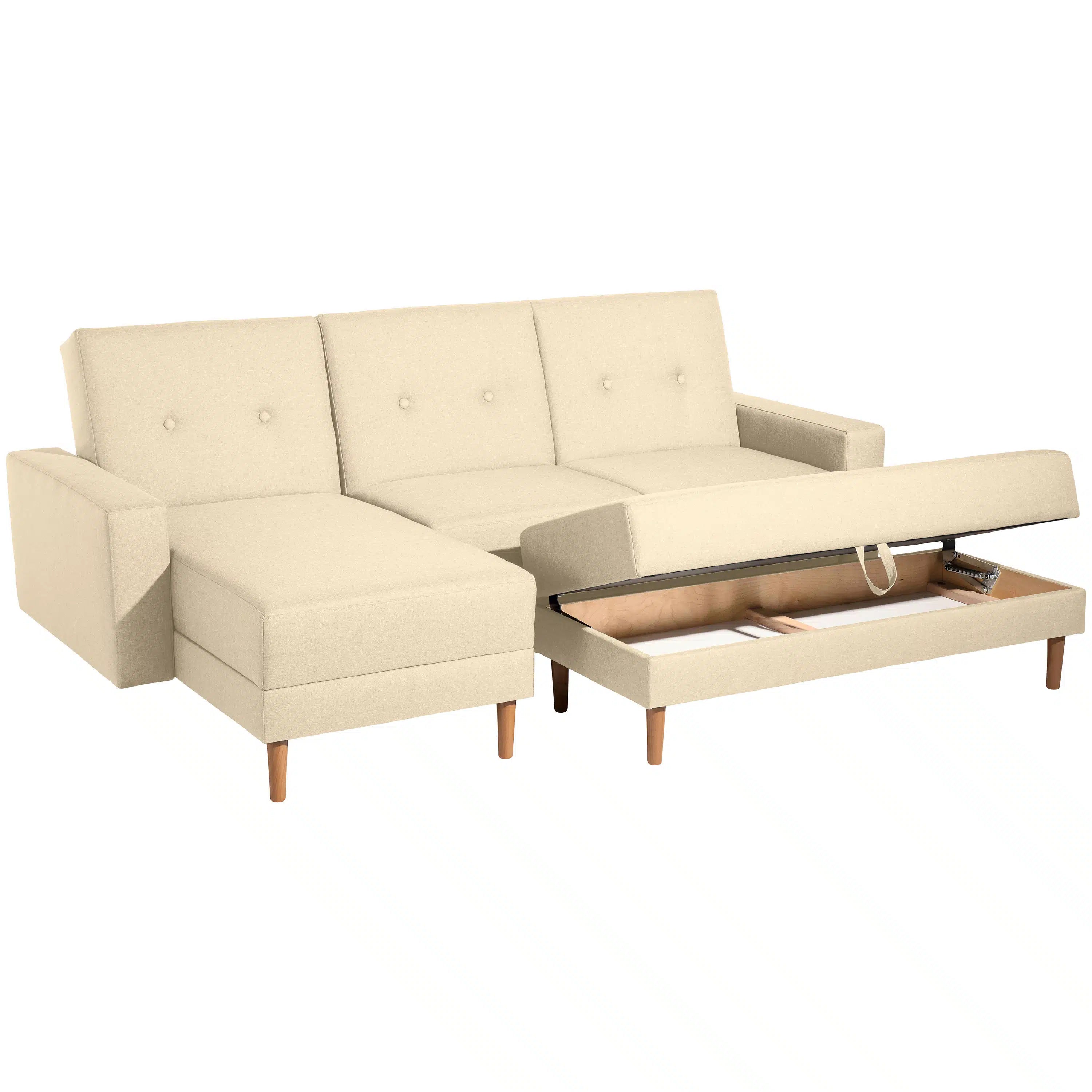 Just Cool - Funktionssofa mit Hocker