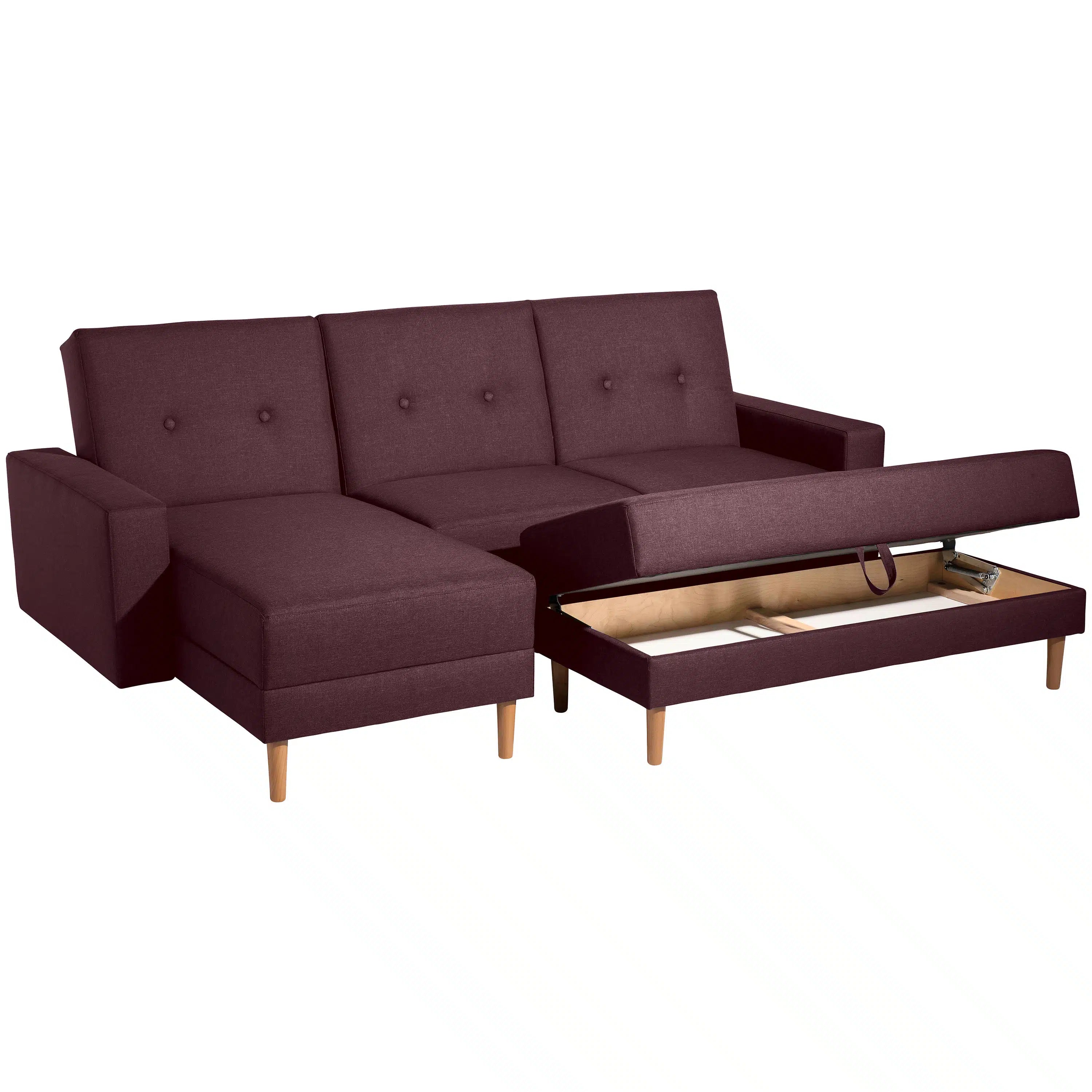 Just Cool - Funktionssofa mit Hocker