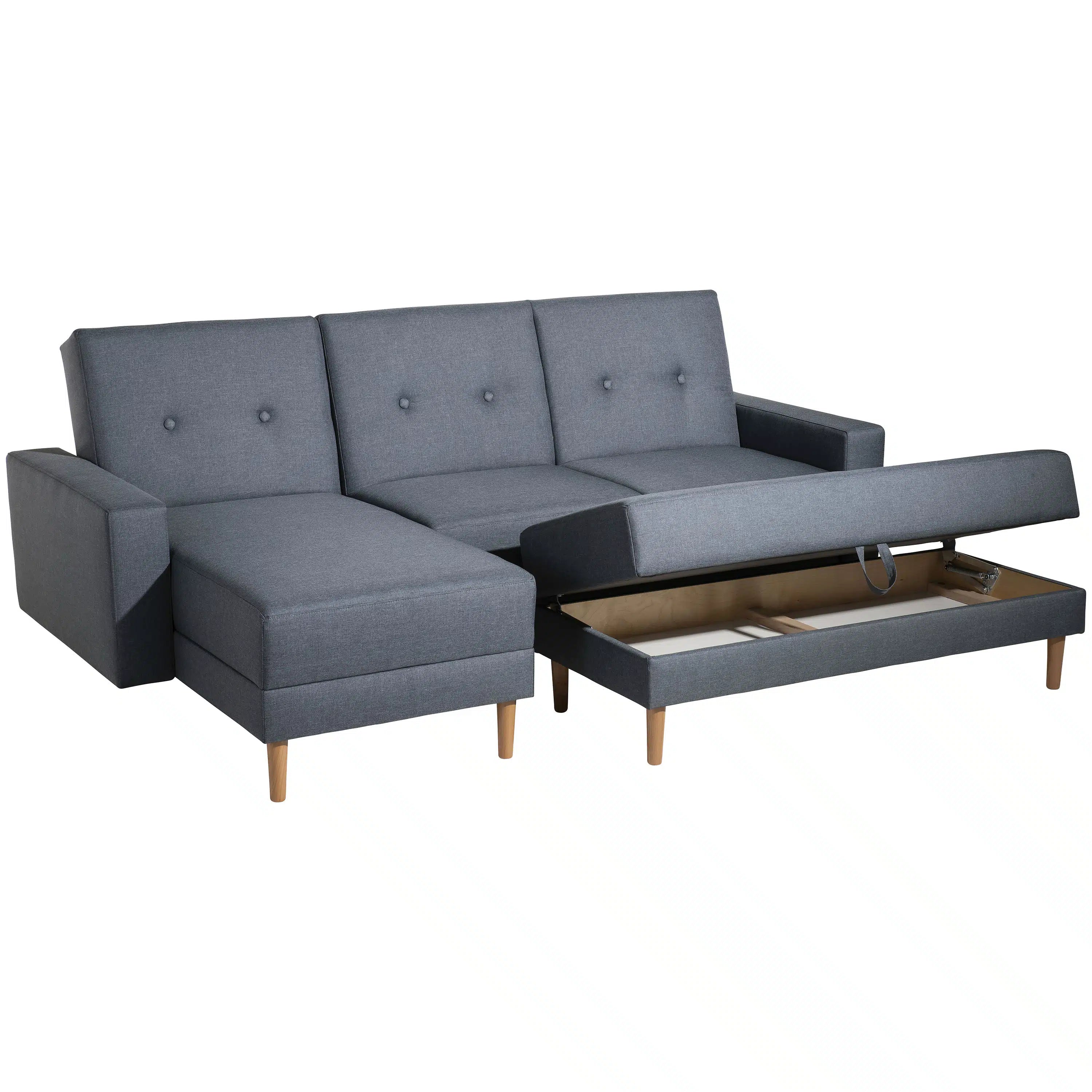 Just Cool - Funktionssofa mit Hocker