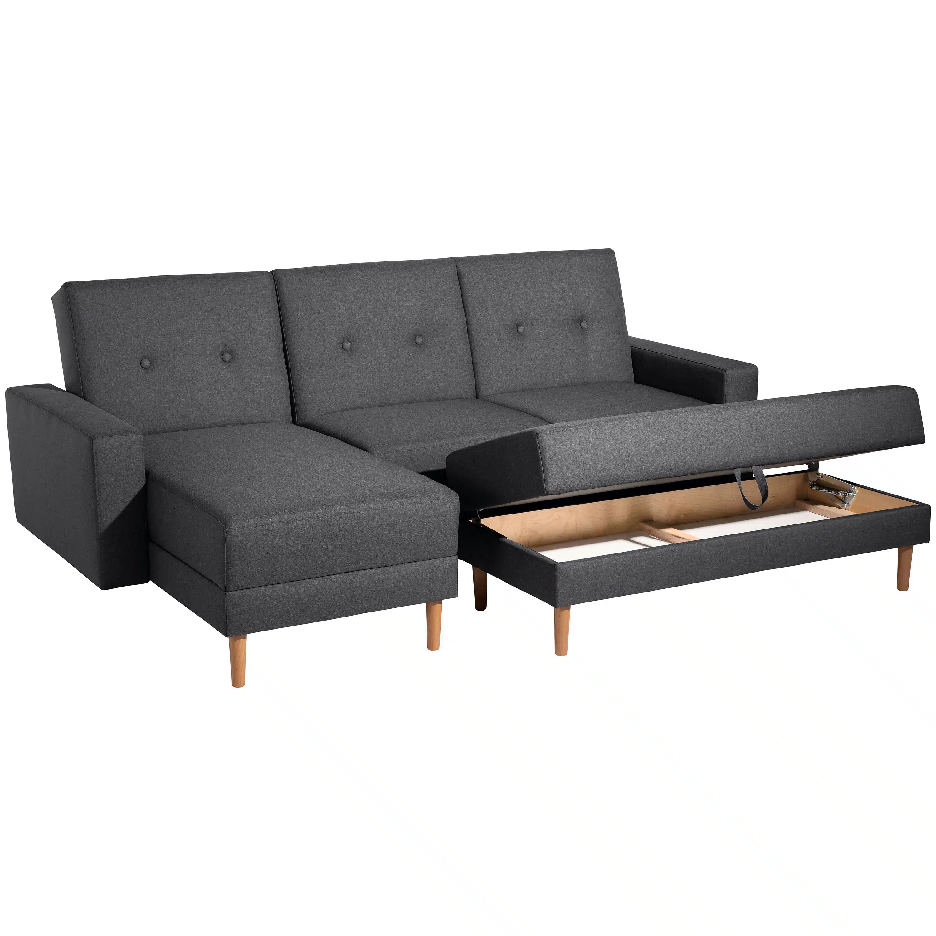 Just Cool - Funktionssofa mit Hocker