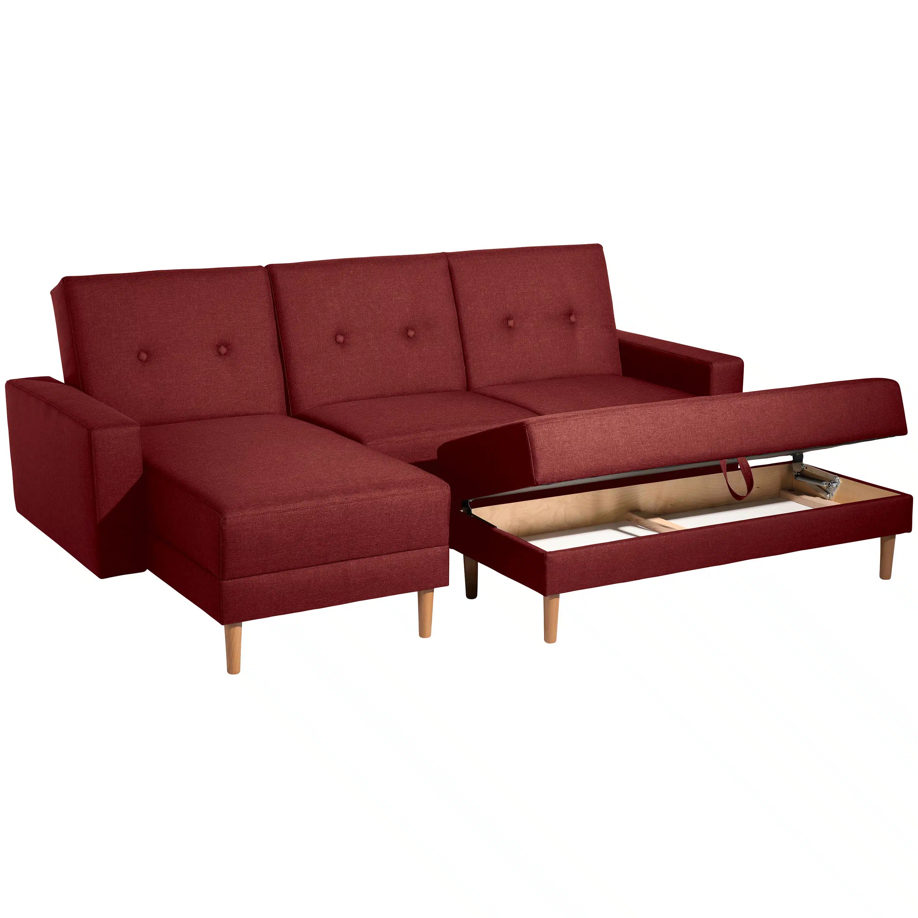 Just Cool - Funktionssofa mit Hocker