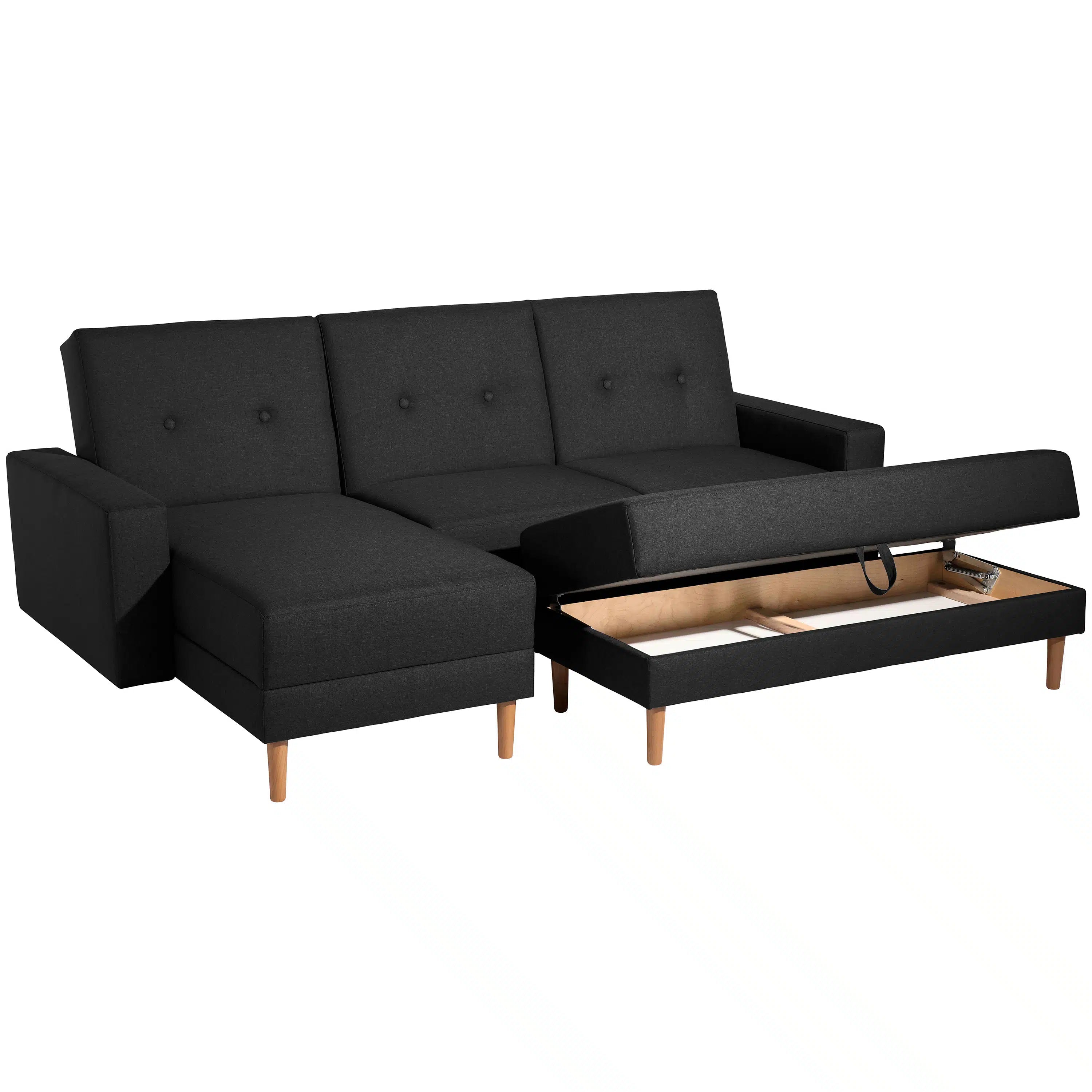 Just Cool - Funktionssofa mit Hocker