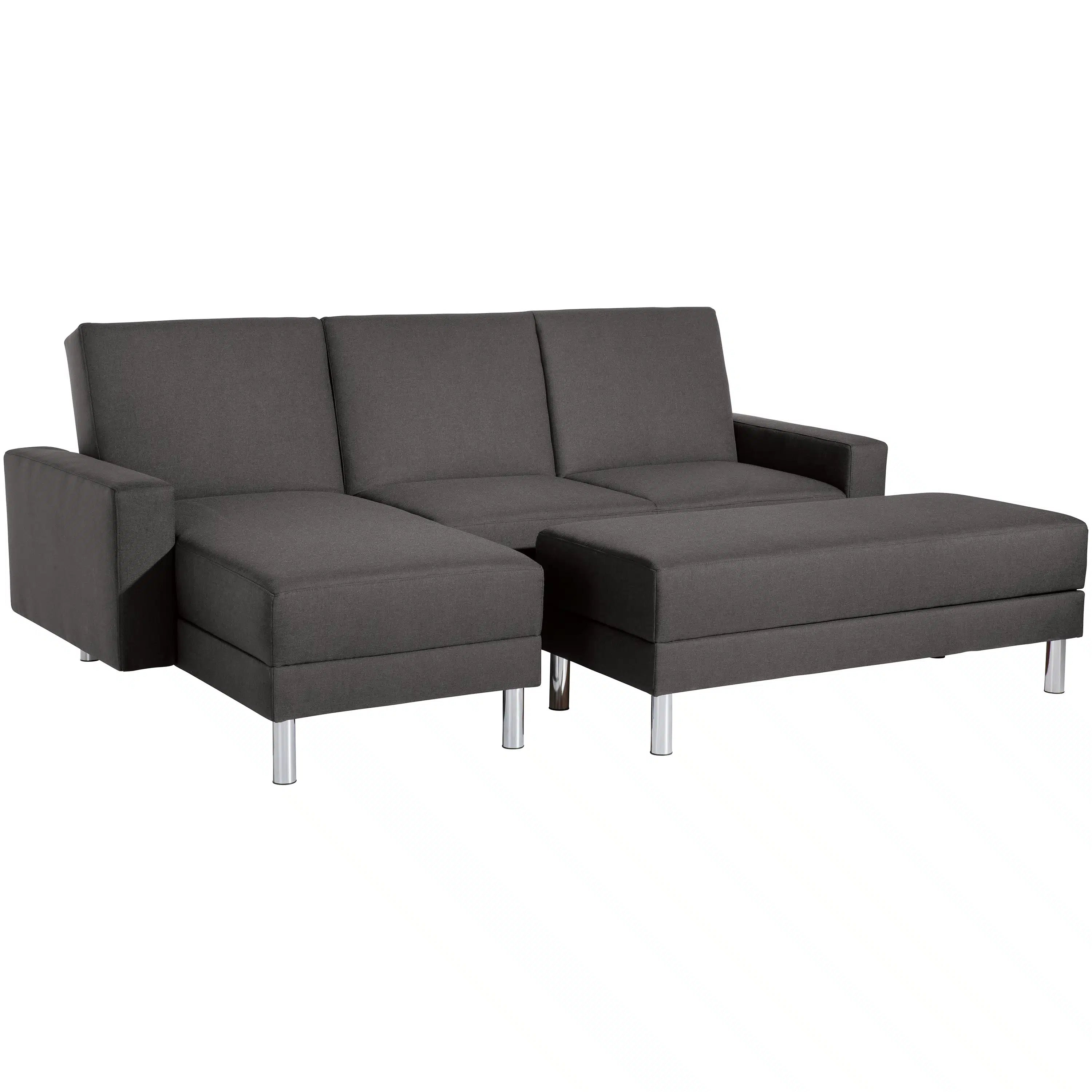 Just Fashion - Funktionssofa mit Hocker