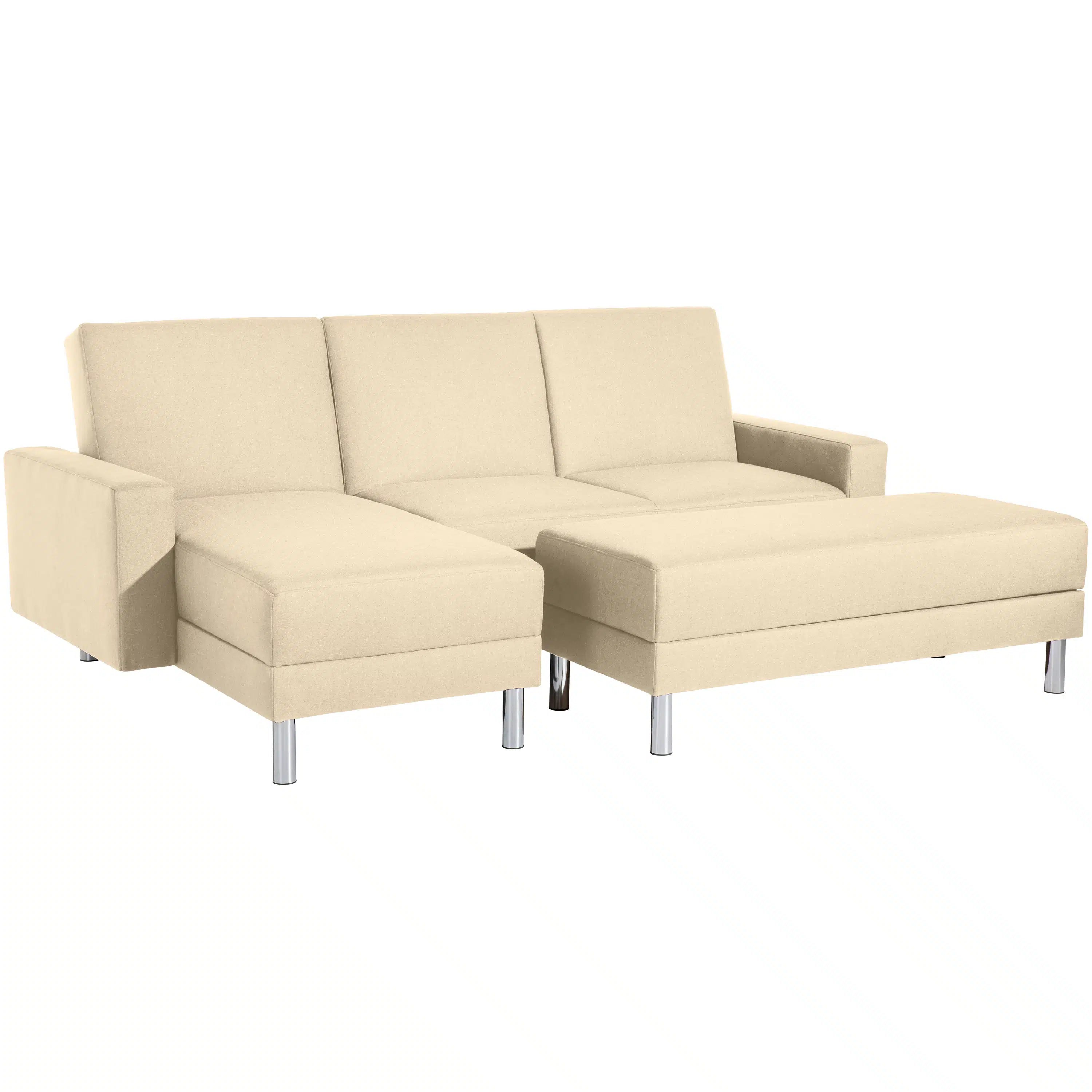 Just Fashion - Funktionssofa mit Hocker