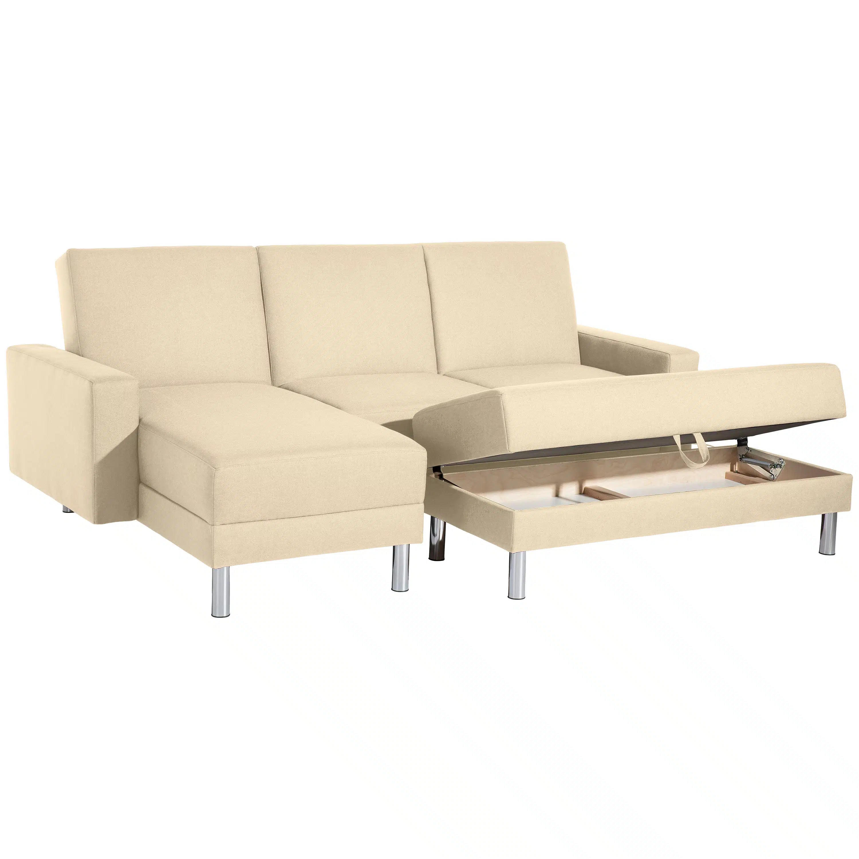 Just Fashion - Funktionssofa mit Hocker