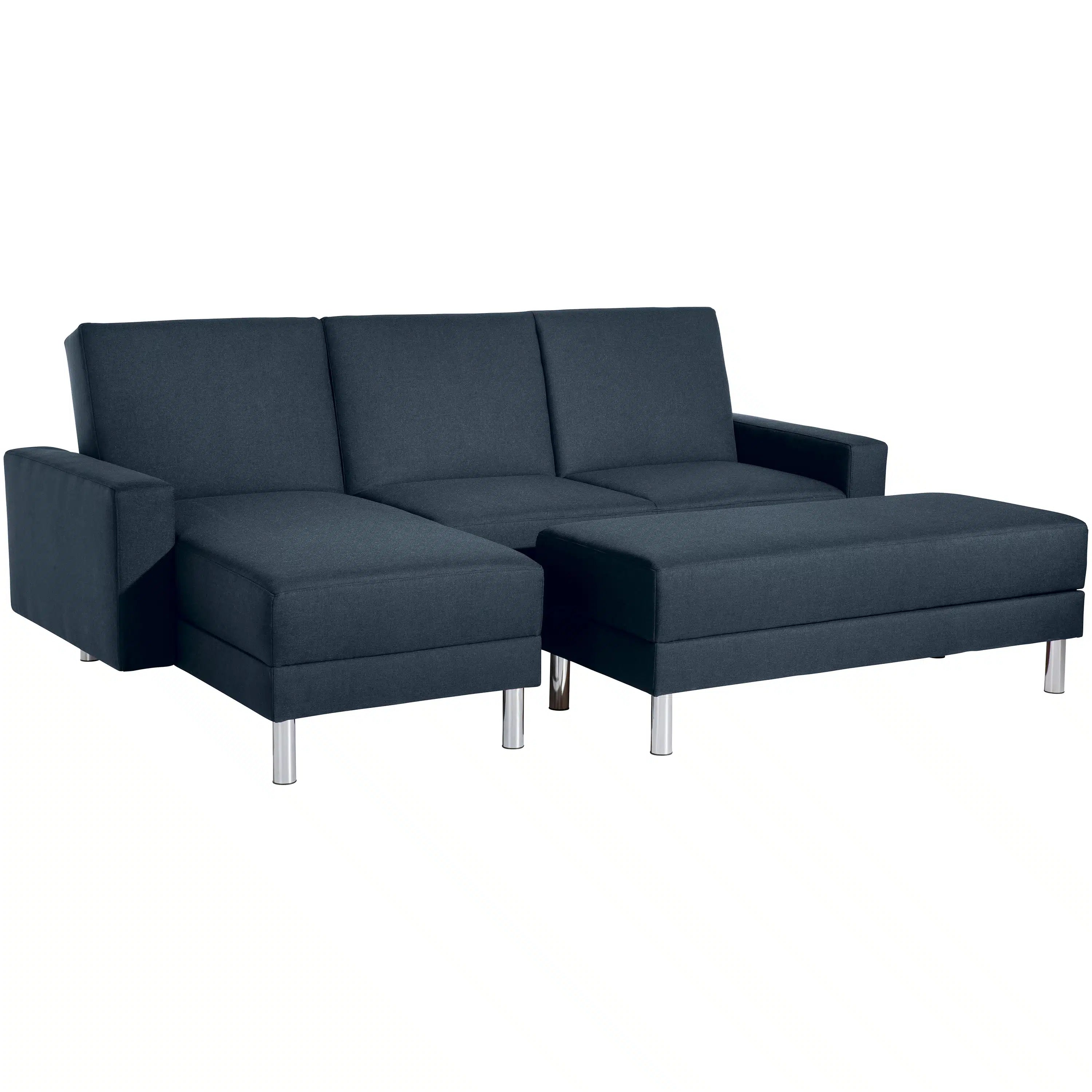 Just Fashion - Funktionssofa mit Hocker