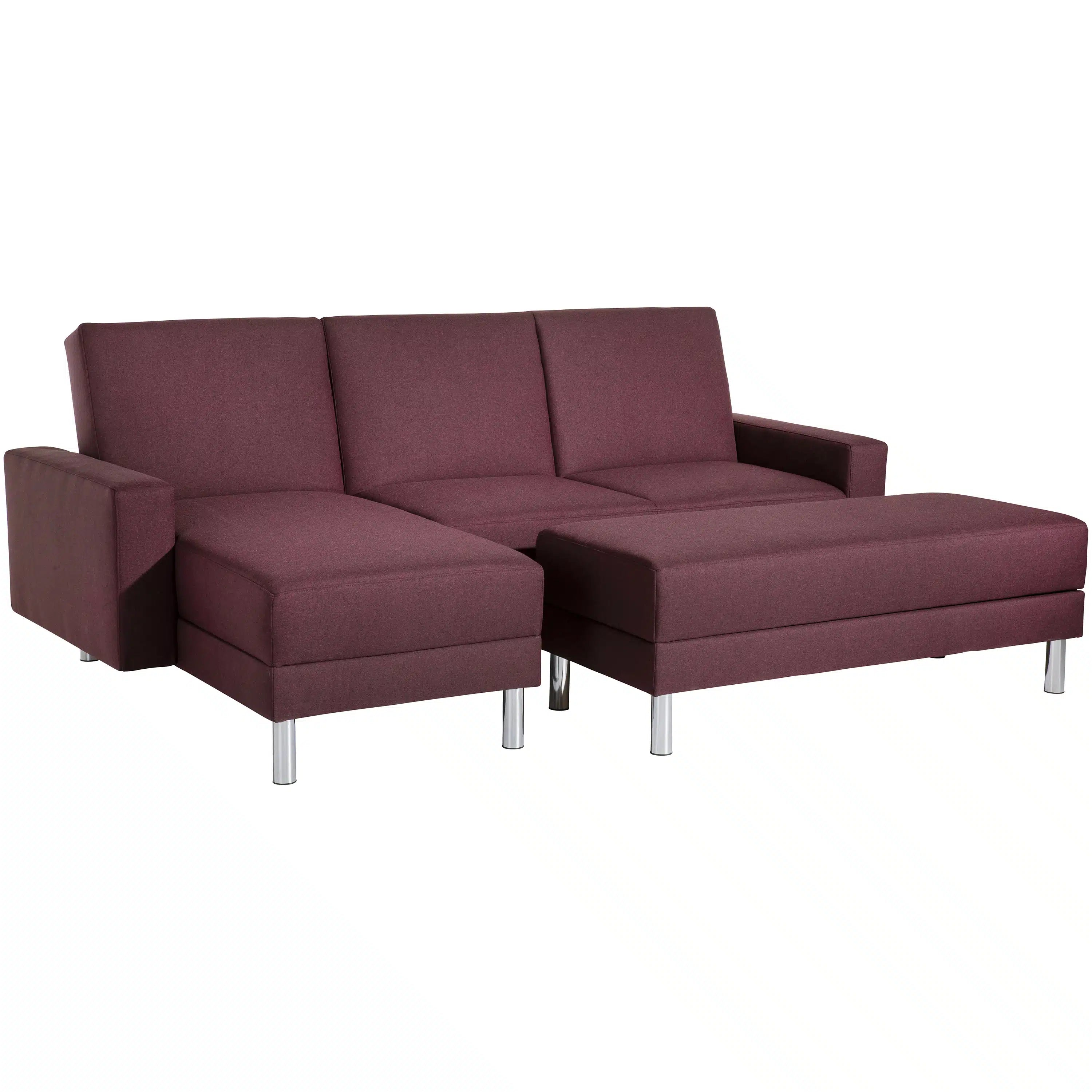 Just Fashion - Funktionssofa mit Hocker