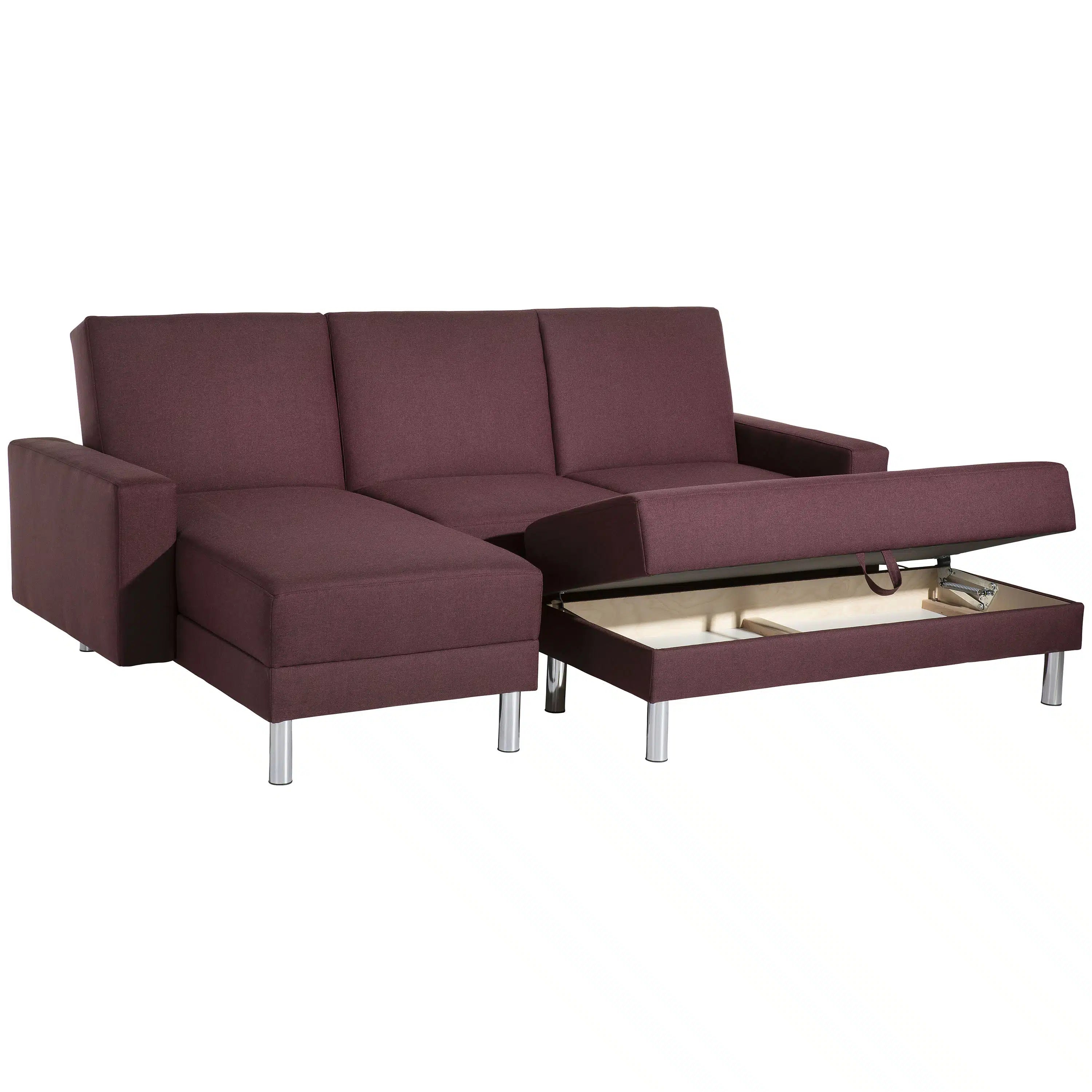 Just Fashion - Funktionssofa mit Hocker
