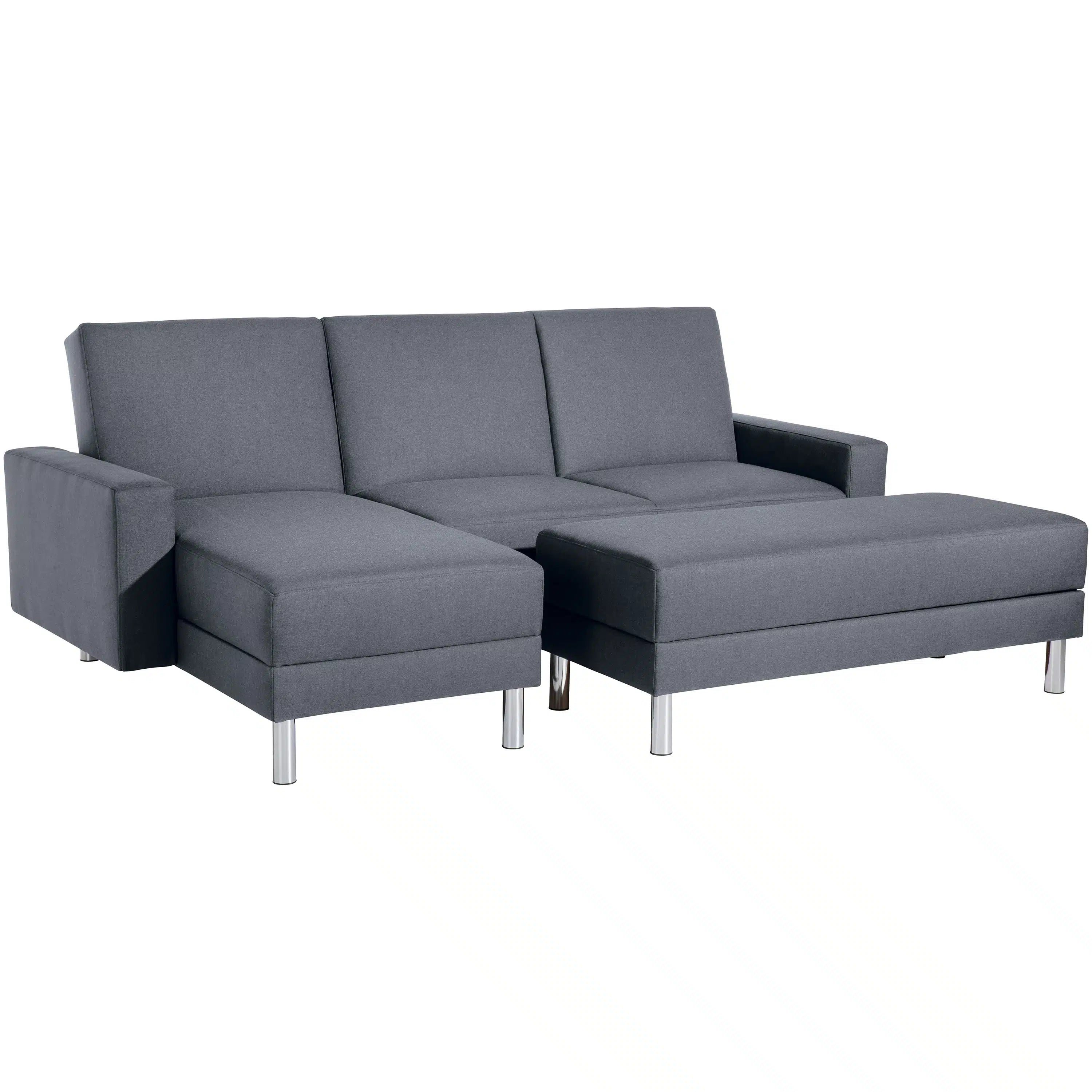 Just Fashion - Funktionssofa mit Hocker