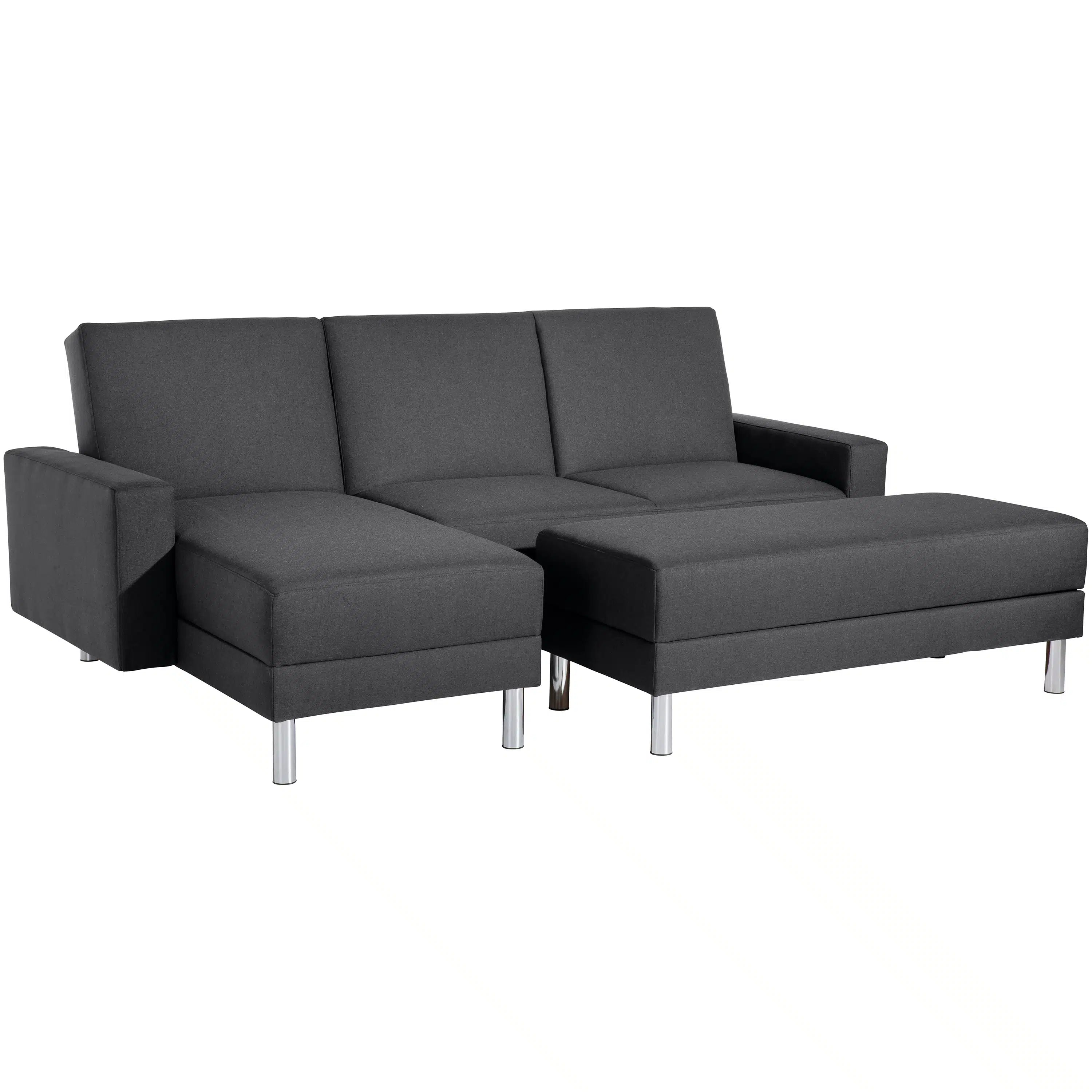 Just Fashion - Funktionssofa mit Hocker