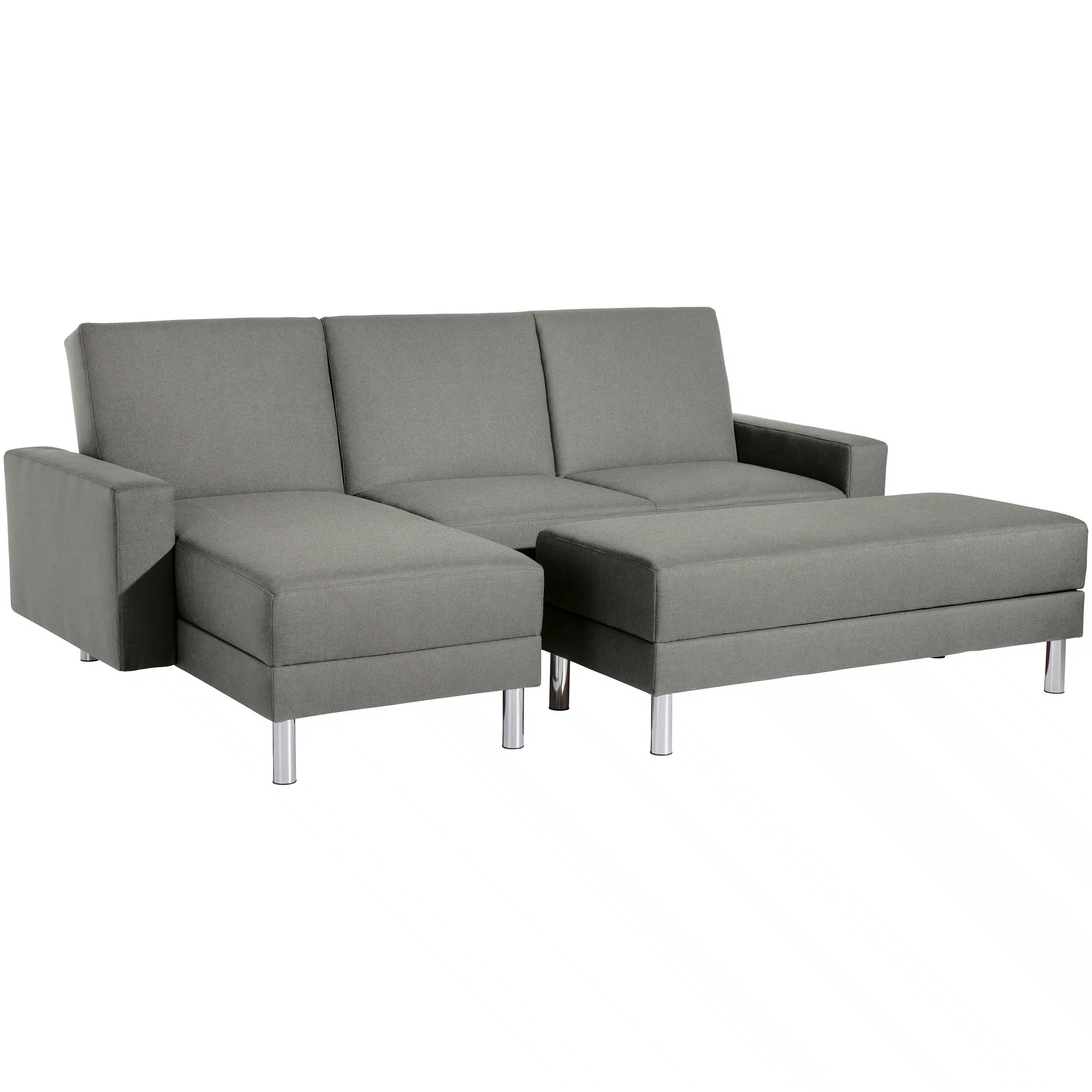 Just Fashion - Funktionssofa mit Hocker