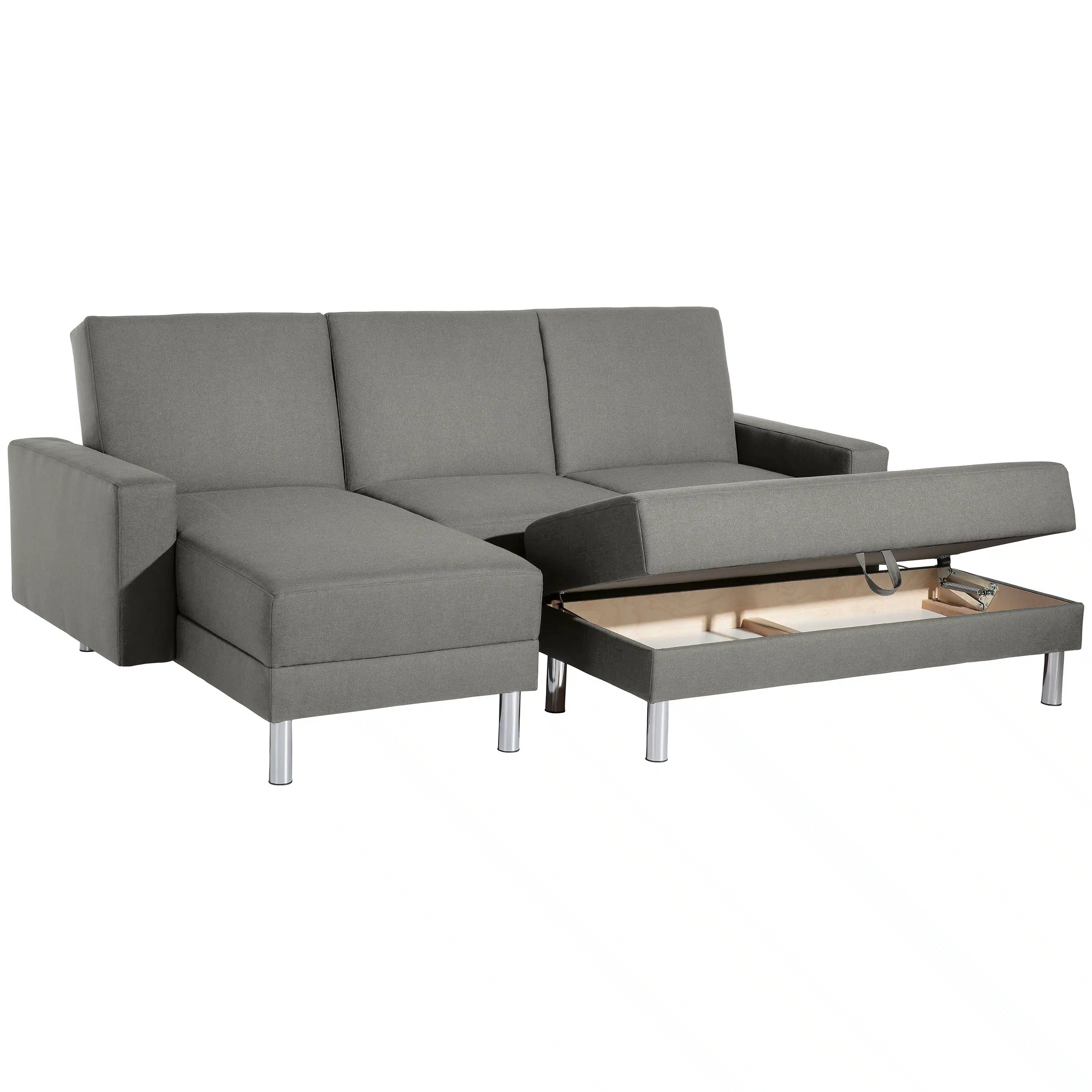 Just Fashion - Funktionssofa mit Hocker