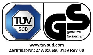 TÜV zertifikat -Sicherheit geprüft
