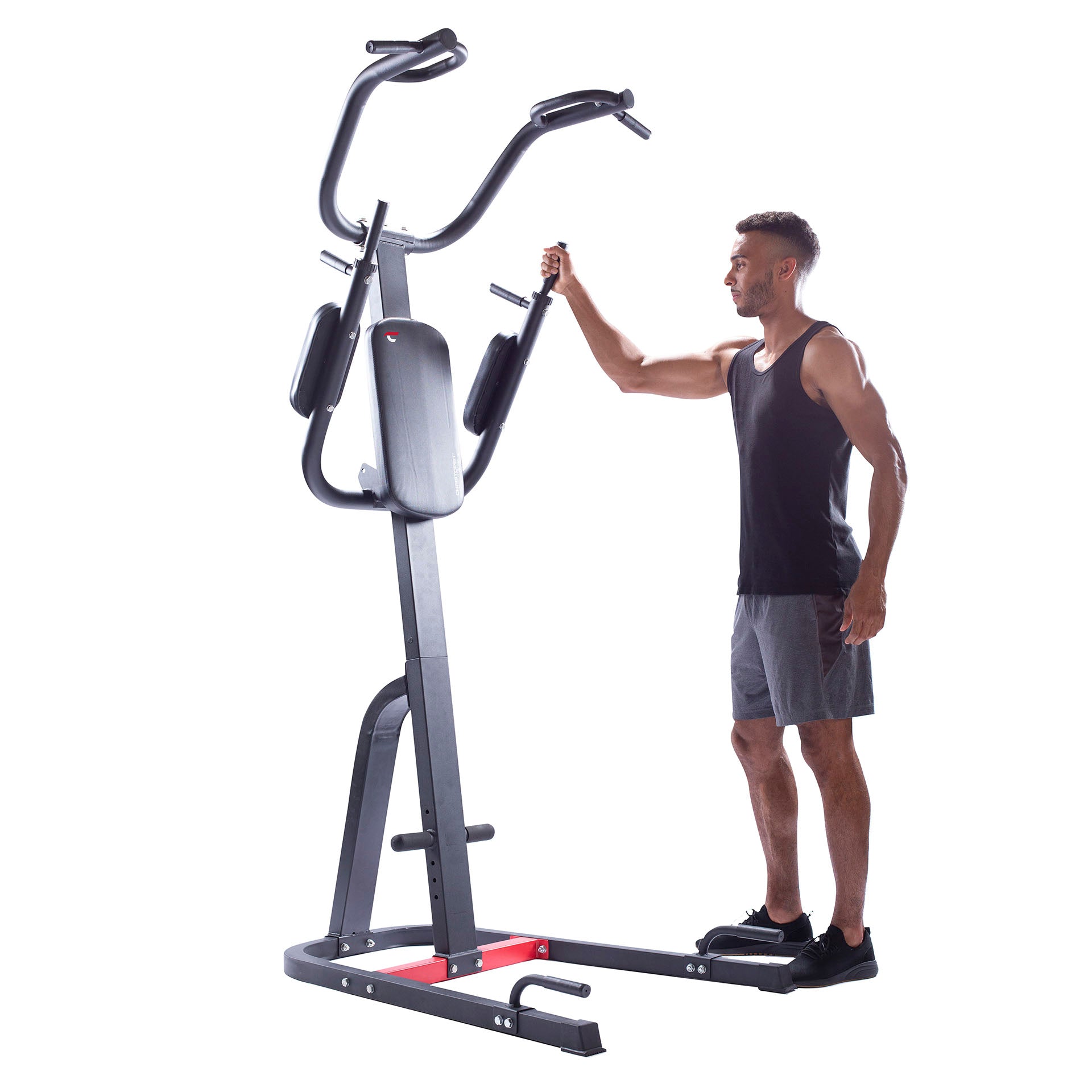christopeit sport fitness multifunktionsturm dip klimmzugstange - vielseitiges Kraft und Ausdauer training
