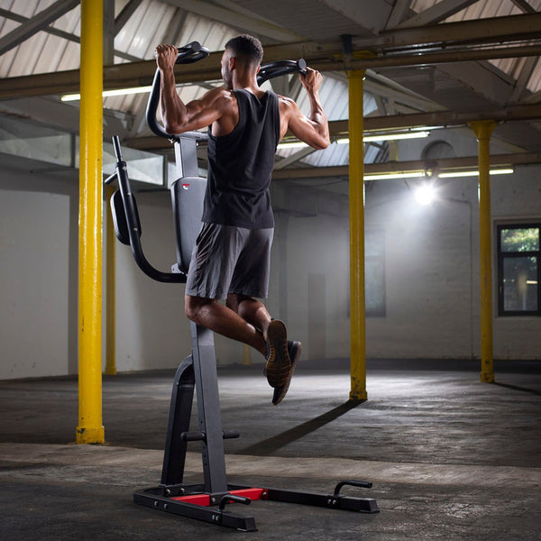 christopeit sport fitness multifunktionsturm dip klimmzugstange - vielseitiges Kraft und Ausdauer training