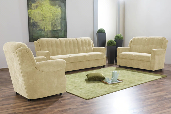 Moldau - Sessel - Sofa - 3-Sitzer mit Bettfunktion