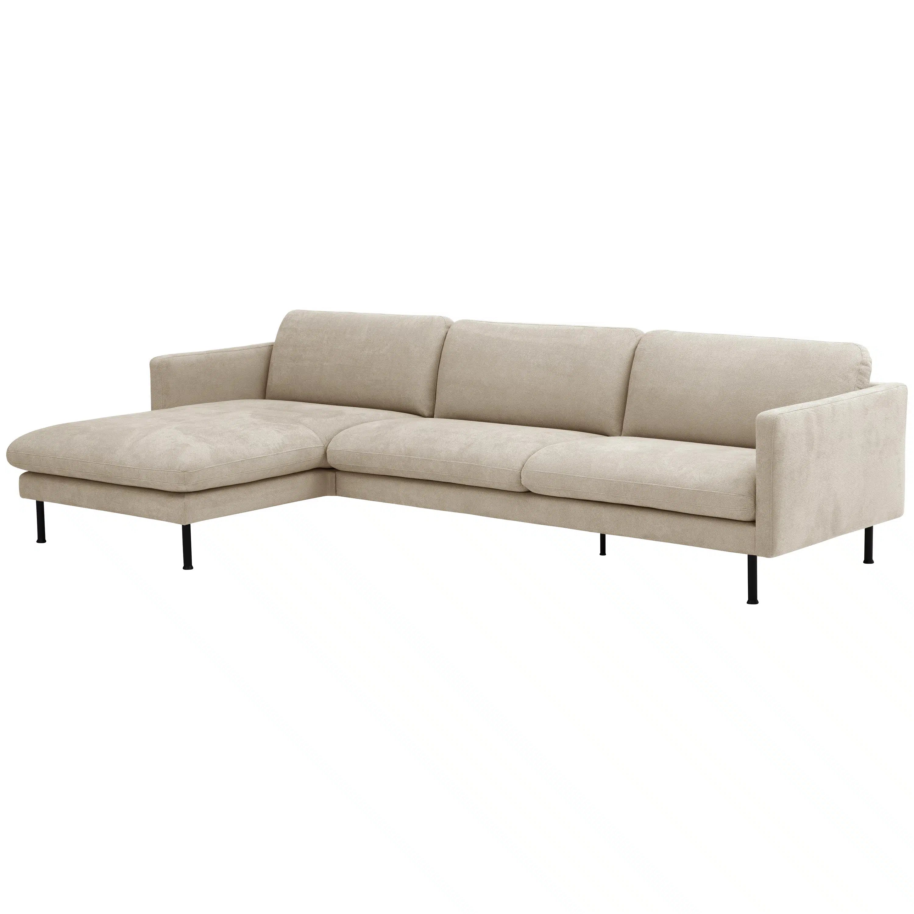 Nathan - Sofa 2,5-Sitzer mit Longchair - Sessel
