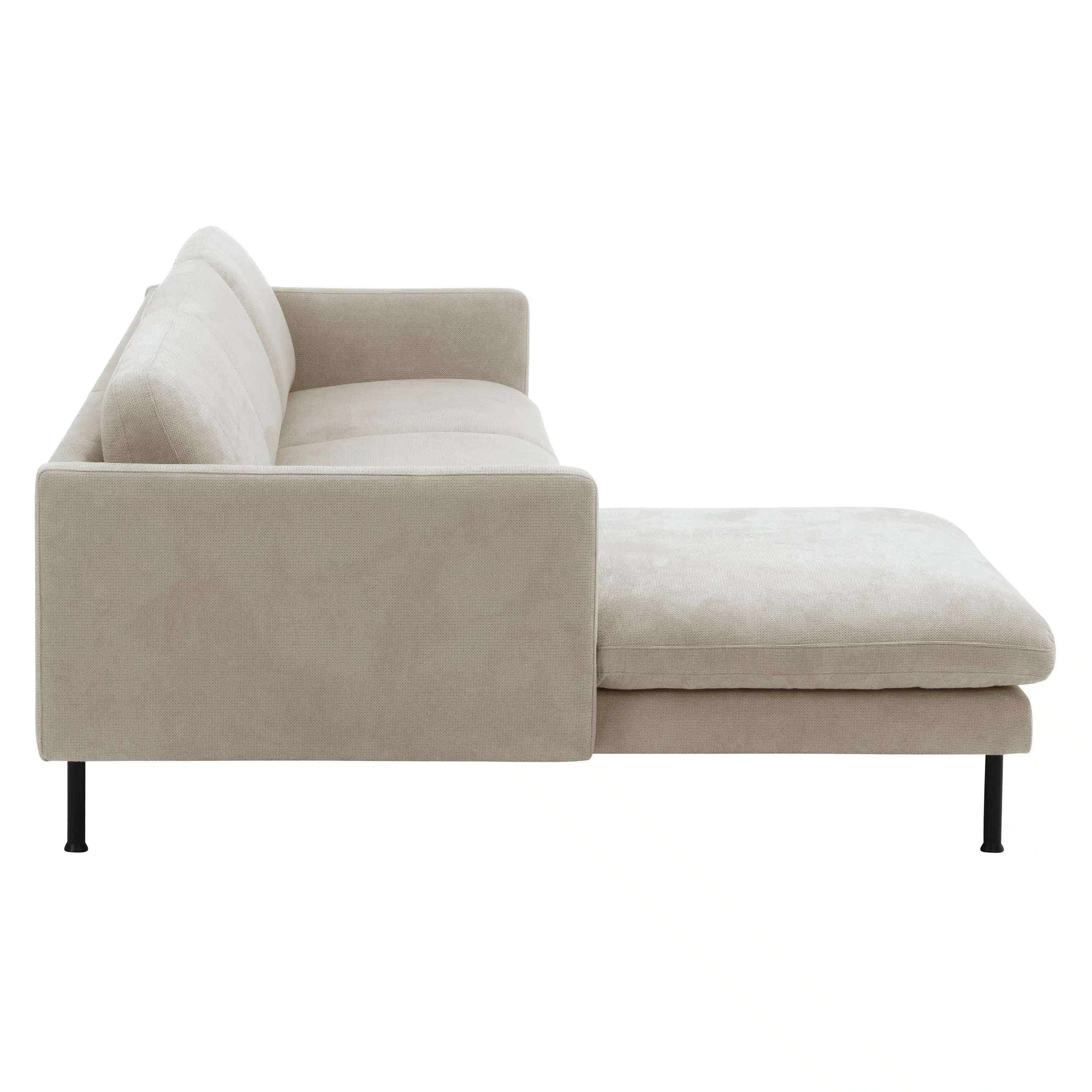 Nathan - Sofa 2,5-Sitzer mit Longchair - Sessel