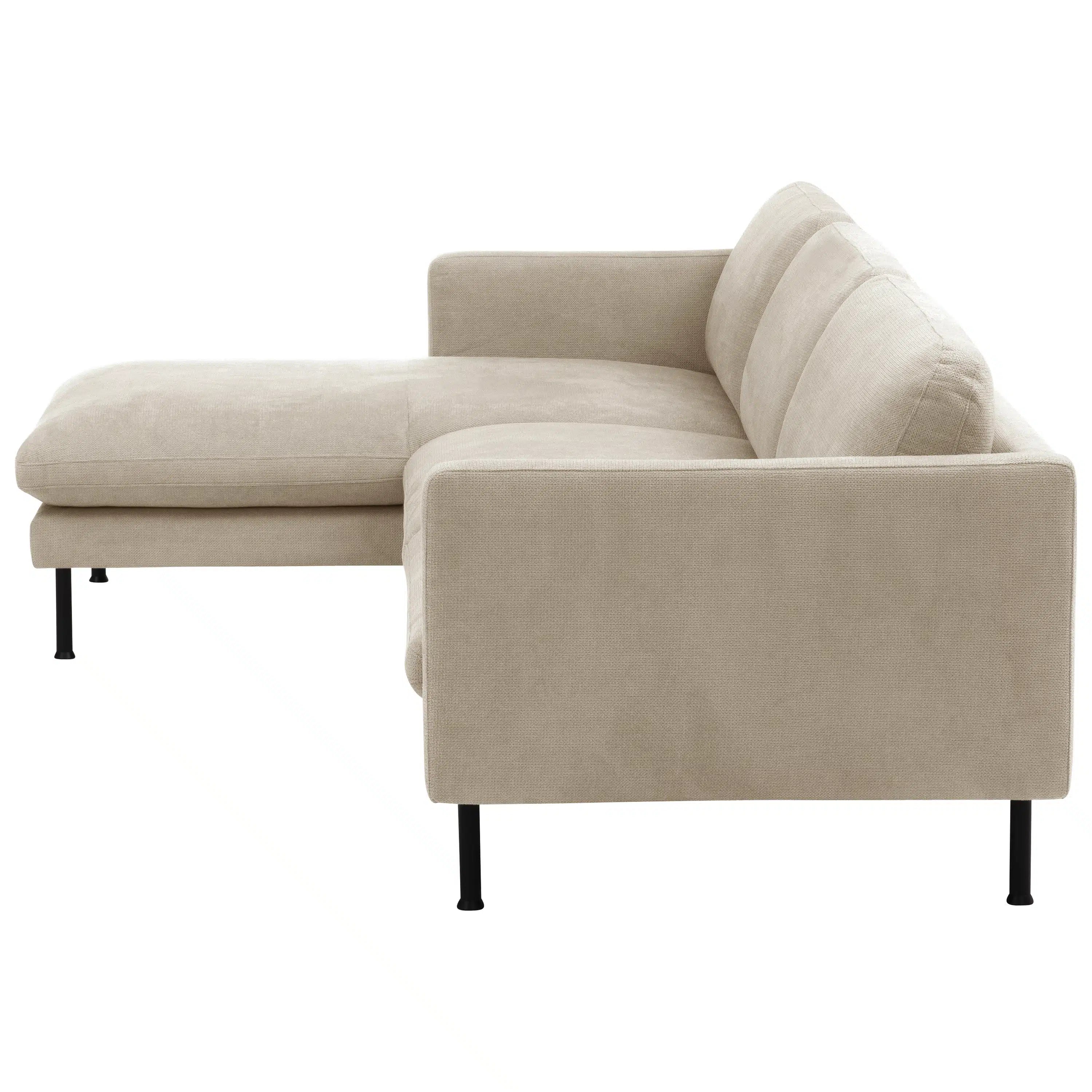 Nathan - Sofa 2,5-Sitzer mit Longchair - Sessel
