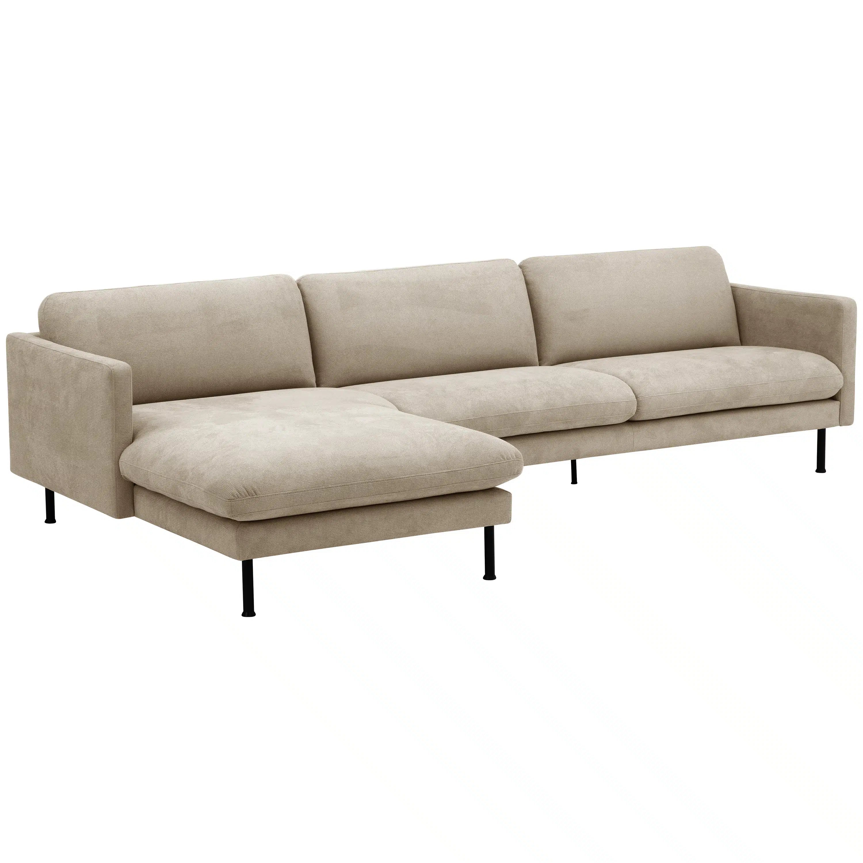 Nathan - Sofa 2,5-Sitzer mit Longchair - Sessel