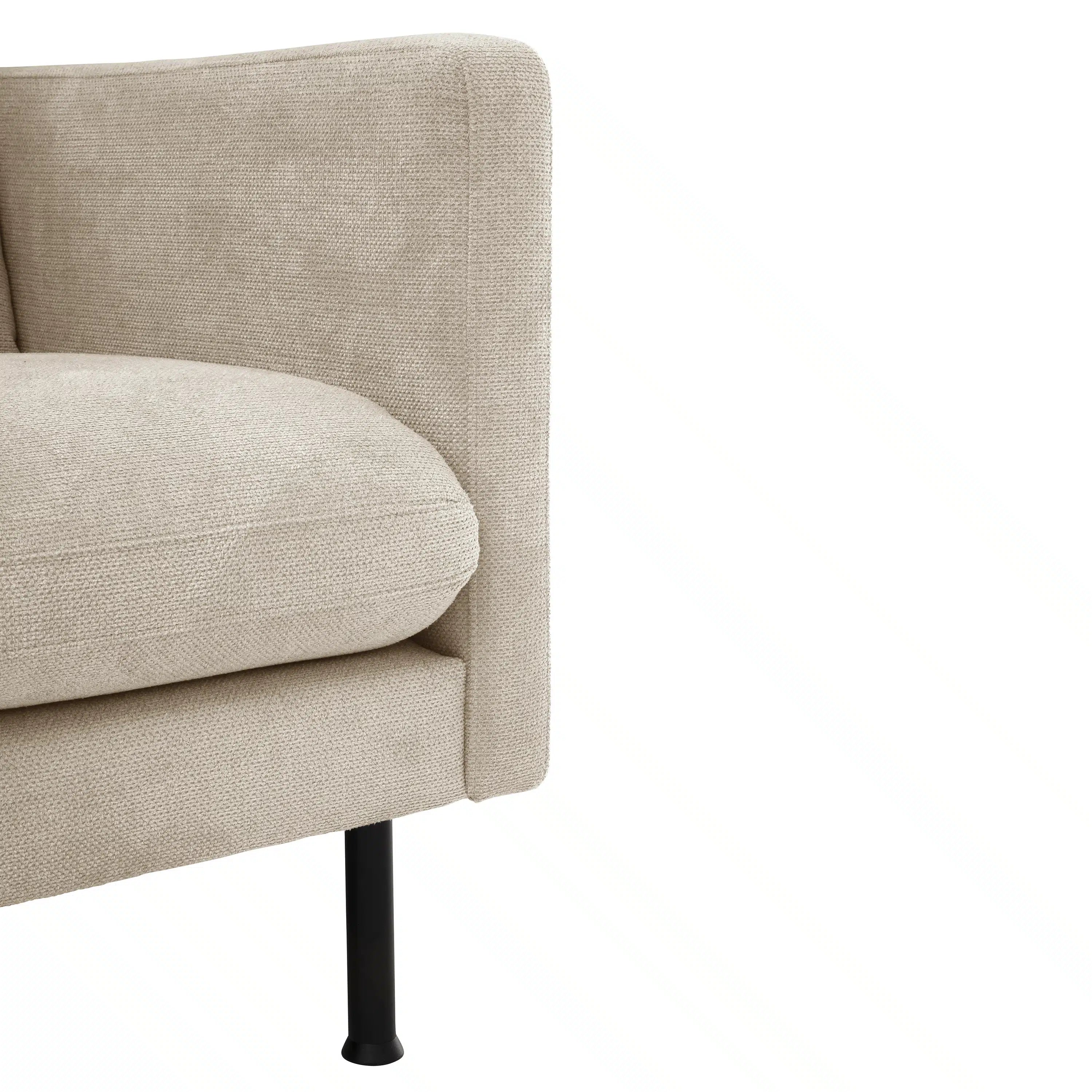Nathan - Sofa 2,5-Sitzer mit Longchair - Sessel