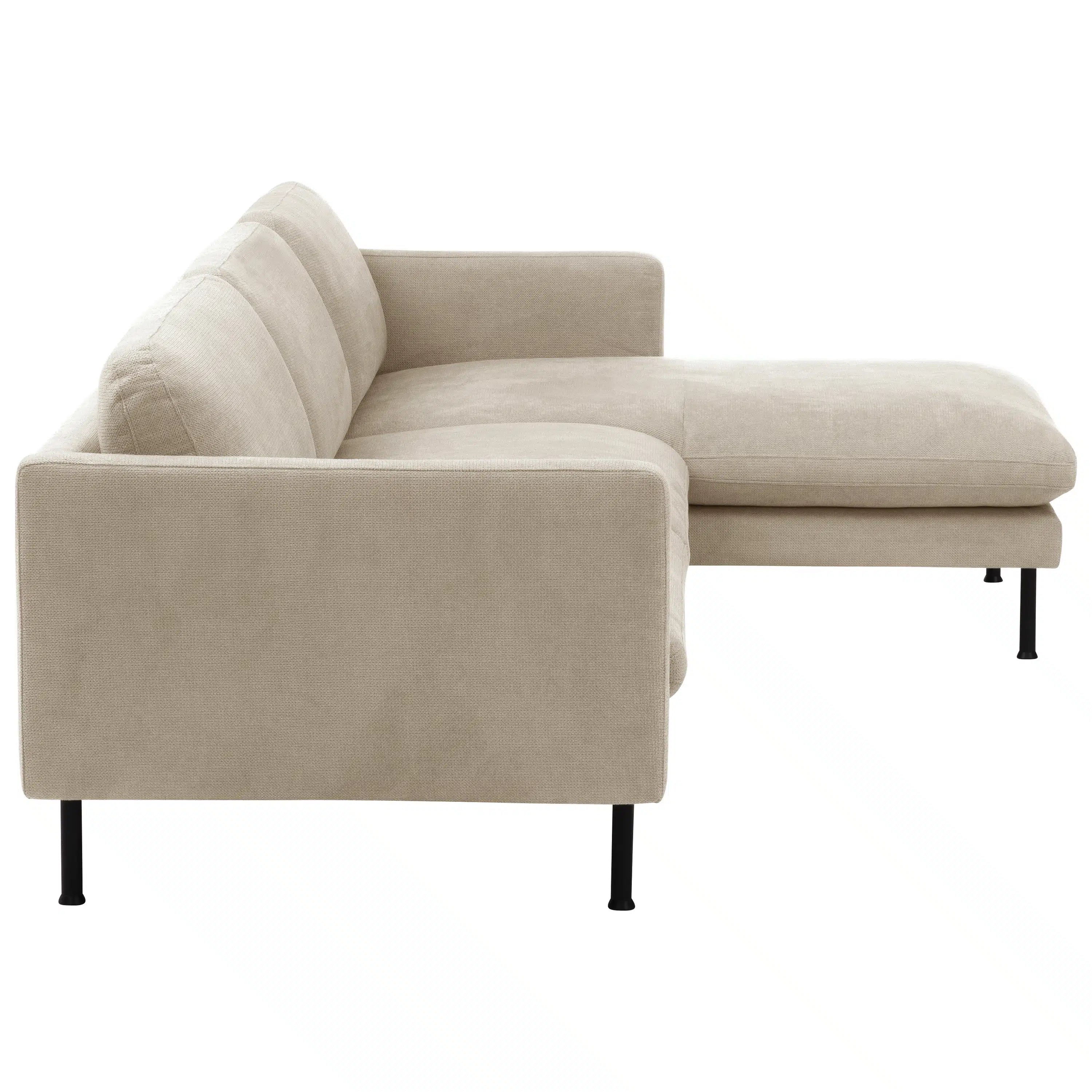 Nathan - Sofa 2,5-Sitzer mit Longchair - Sessel