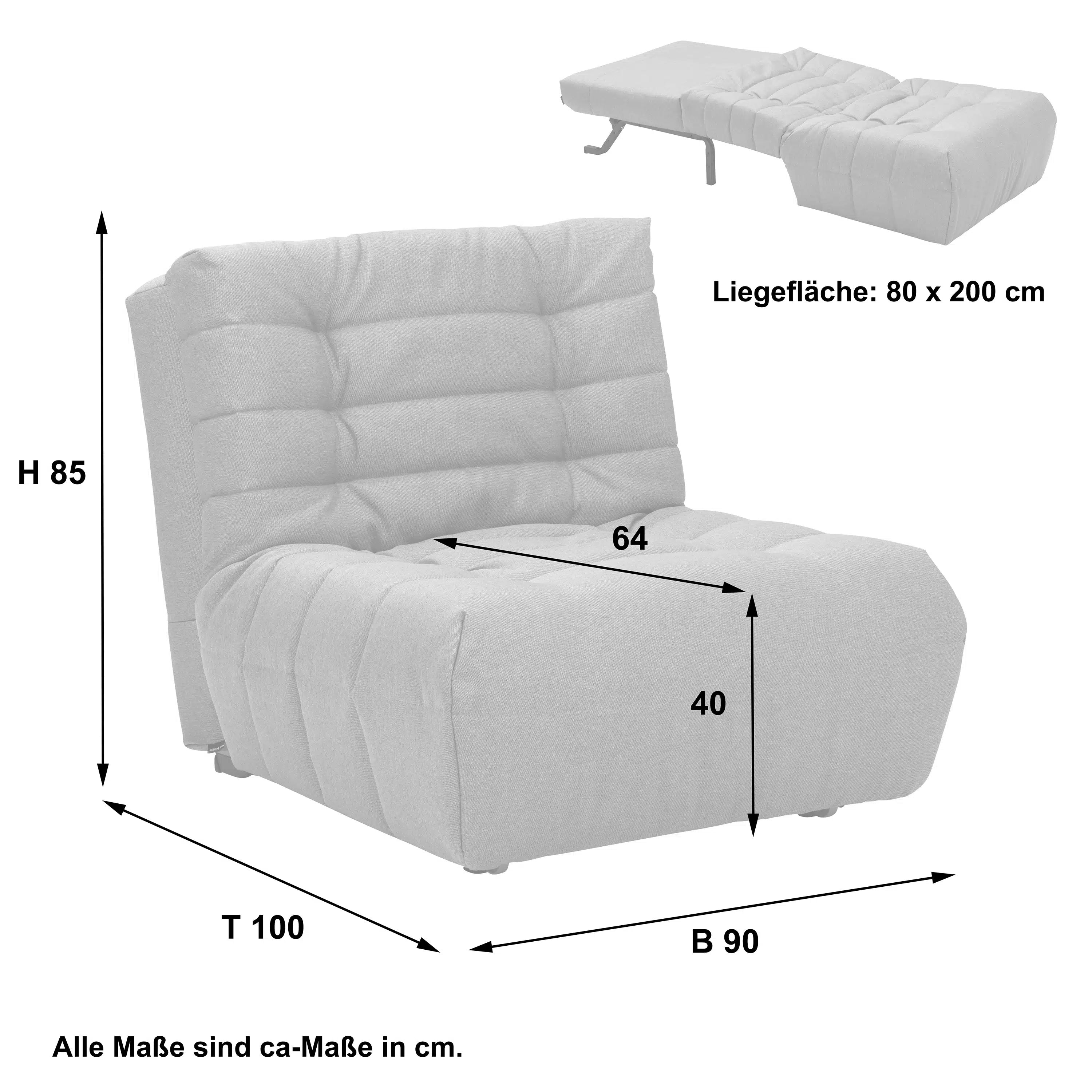 Faltsofa - Faltsessel - Oskar