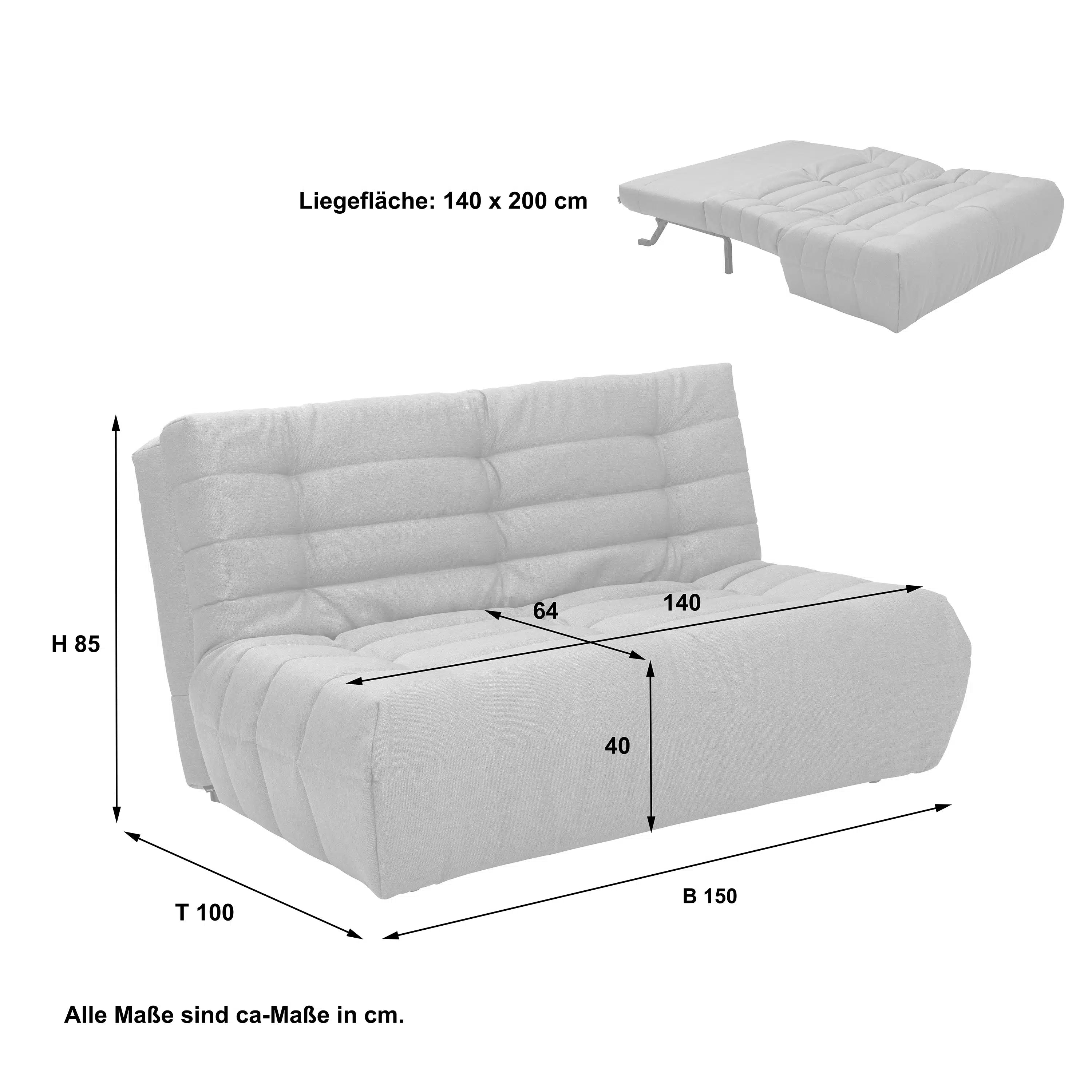 Faltsofa - Faltsessel - Oskar