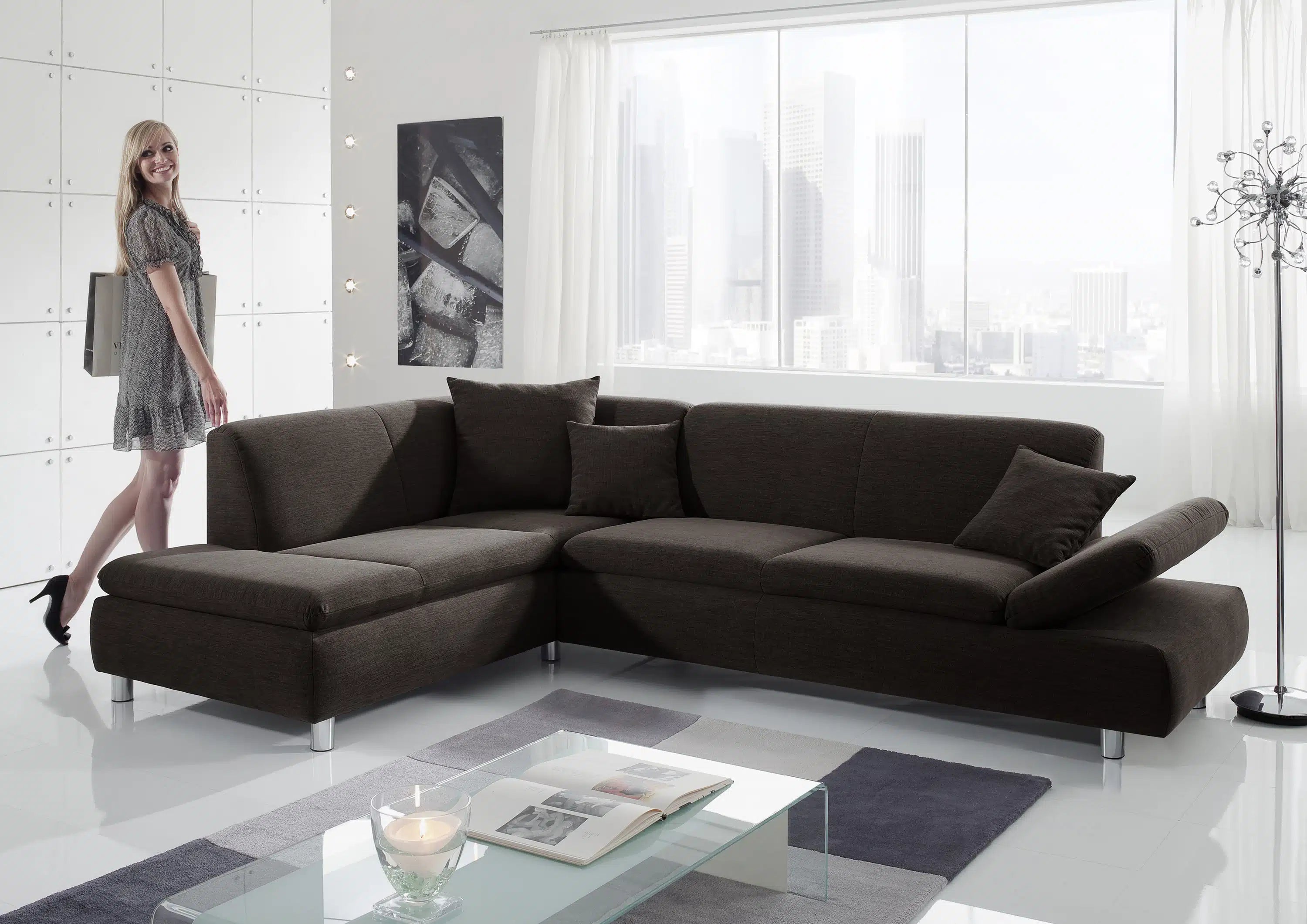 Ecksofa - Zierkissen - Prag