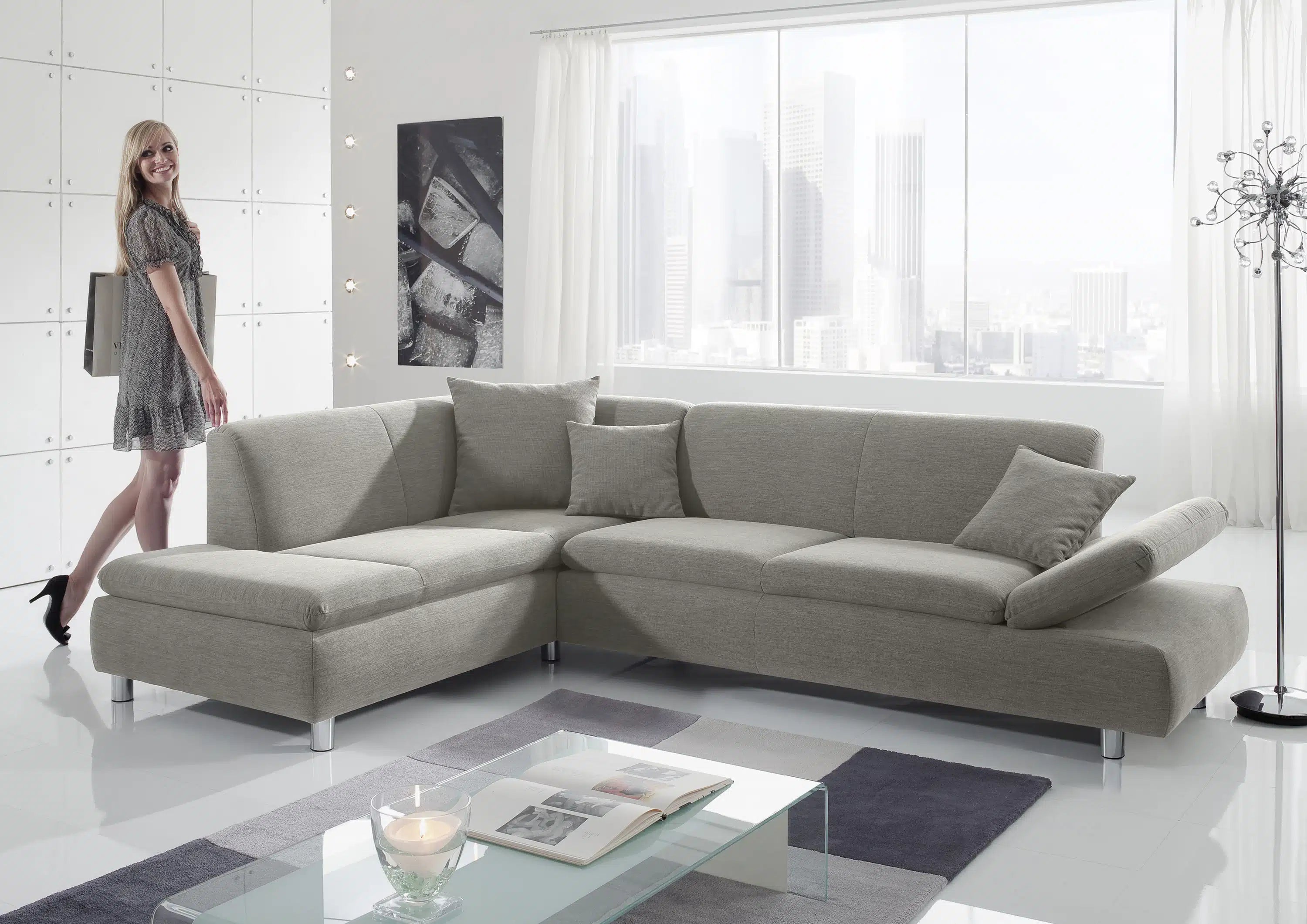 Ecksofa - Zierkissen - Prag