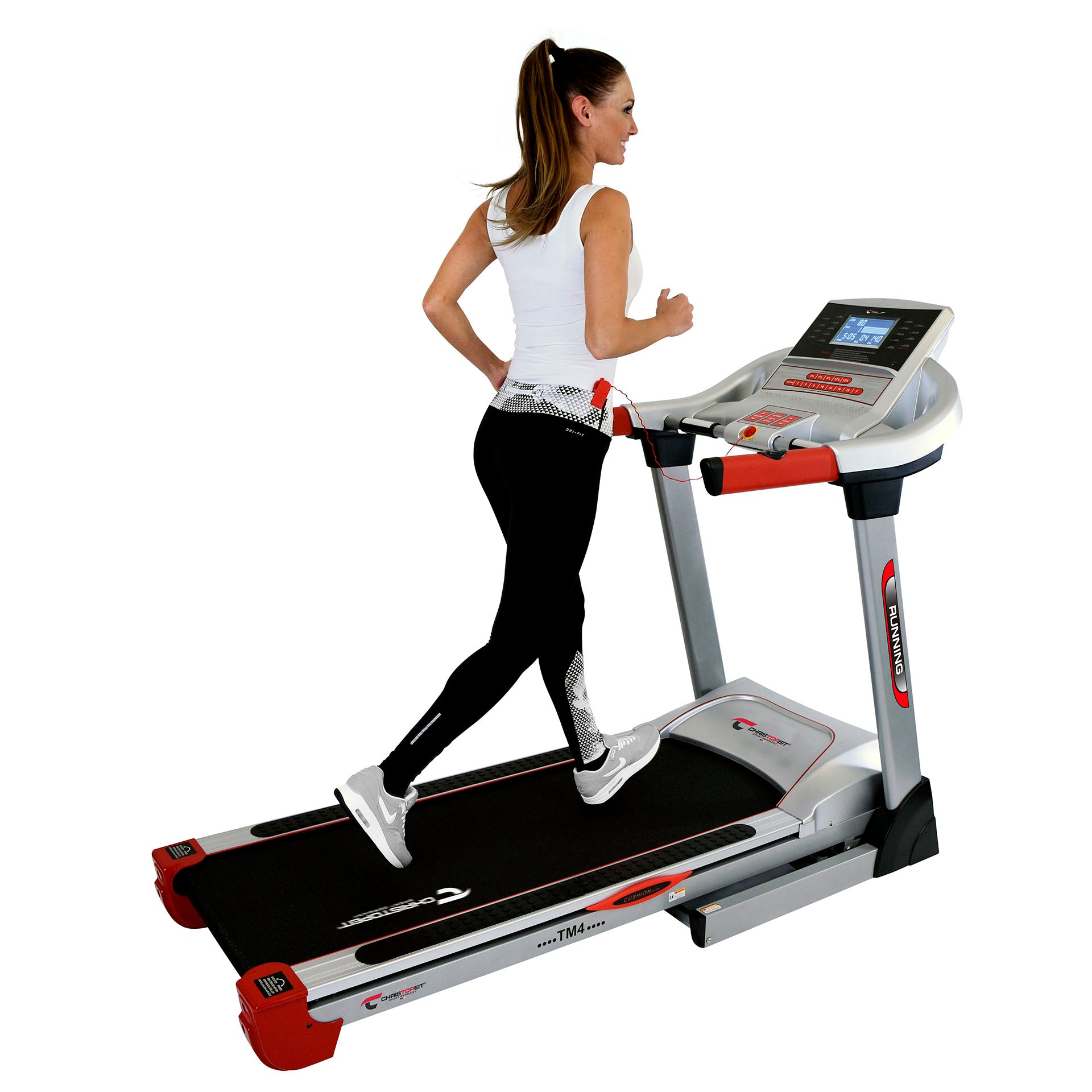  christopeit sport laufband ist das beste fitnessgerät zum abnehmen, effektives lauftraining für zuhause auch bei schlechtem wetter joggen -  verbessern sie ihre ausdauer und kondition 
