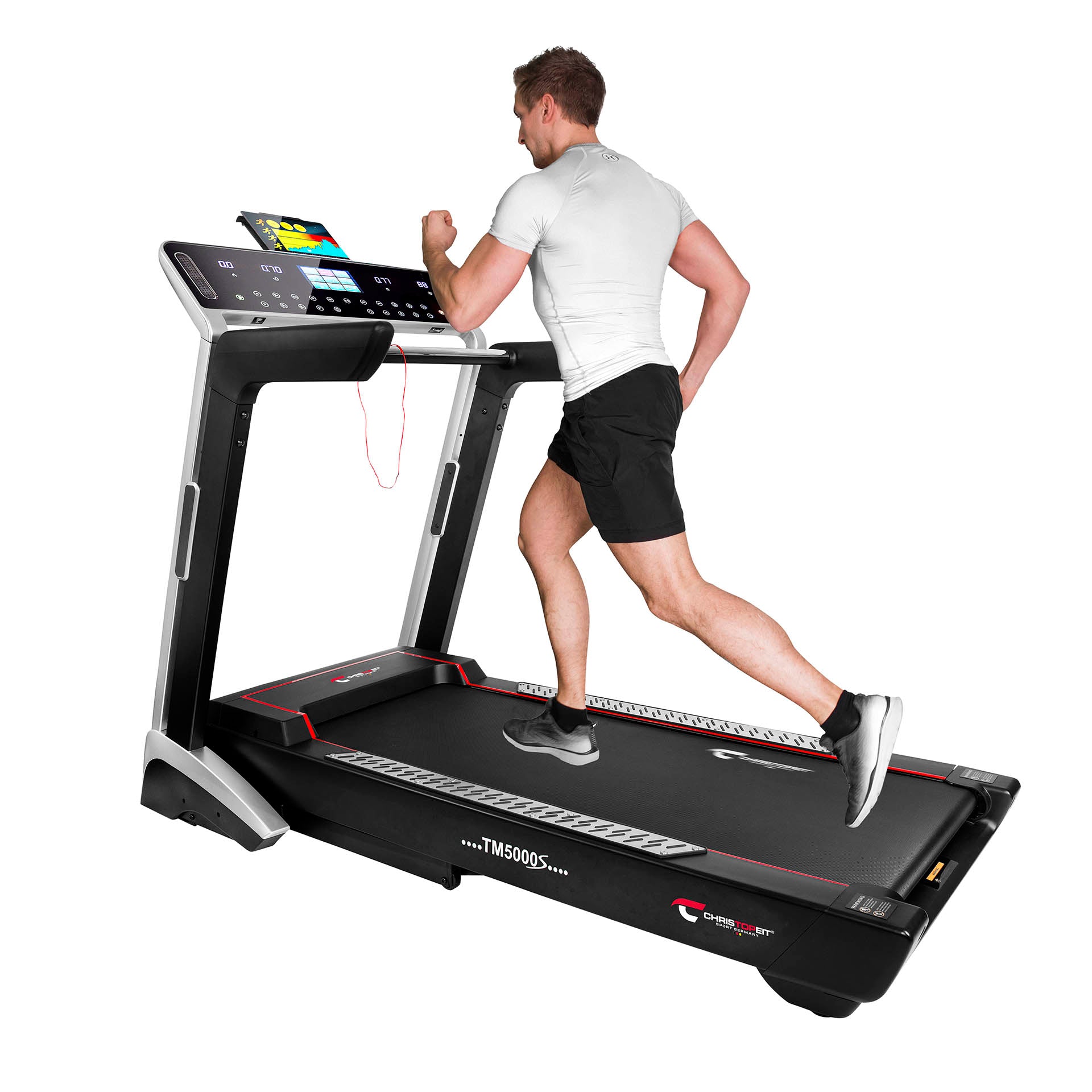  christopeit sport laufband ist das beste fitnessgerät zum abnehmen, effektives lauftraining für zuhause auch bei schlechtem wetter joggen -  verbessern sie ihre ausdauer und kondition 