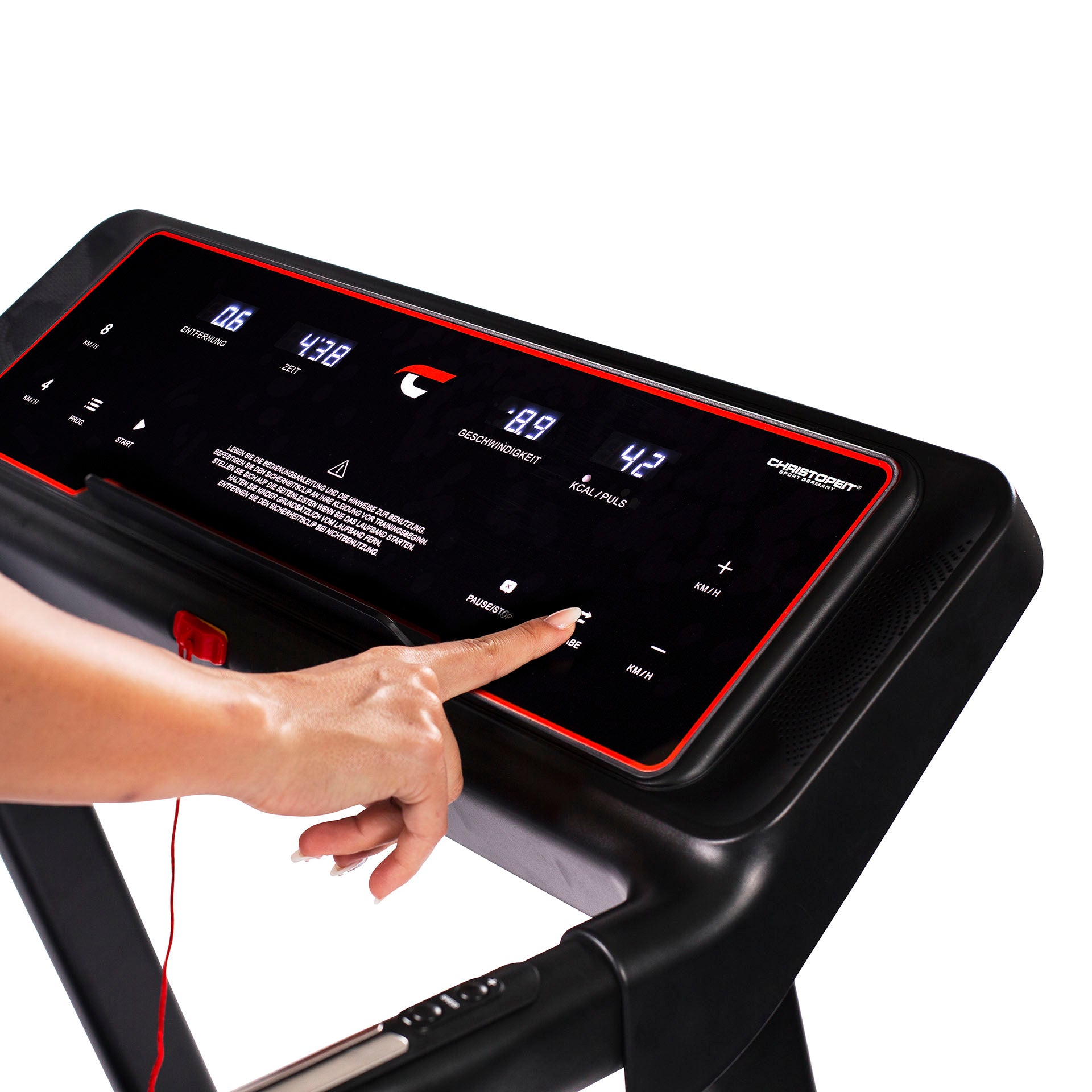  christopeit sport laufband ist das beste fitnessgerät zum abnehmen, effektives lauftraining für zuhause auch bei schlechtem wetter joggen -  verbessern sie ihre ausdauer und kondition 