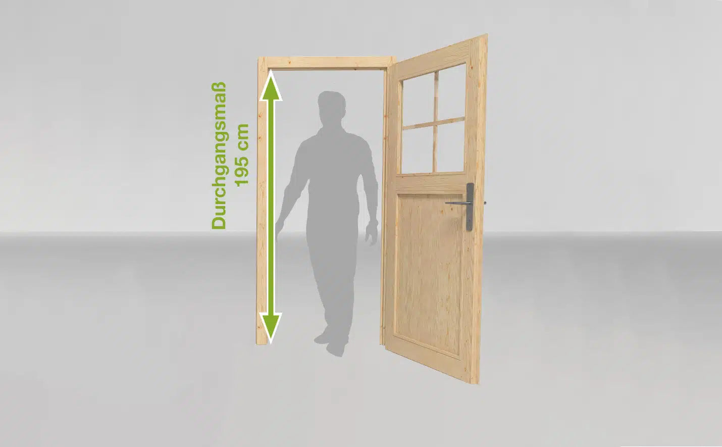 Tür Durchgangsmaß 195 cm